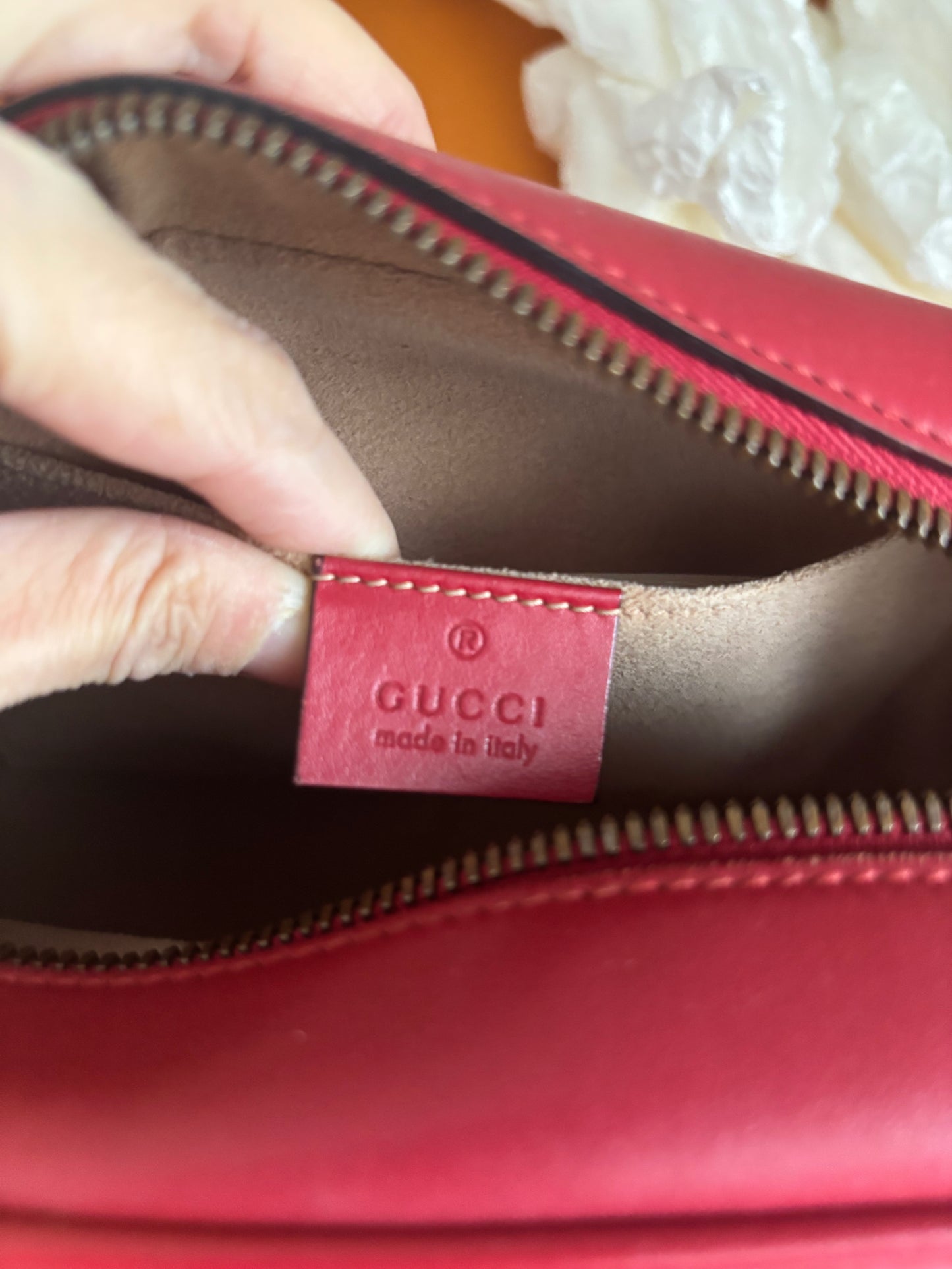 ❗️SOLD❗️Camera Marmont Small Bag in Red