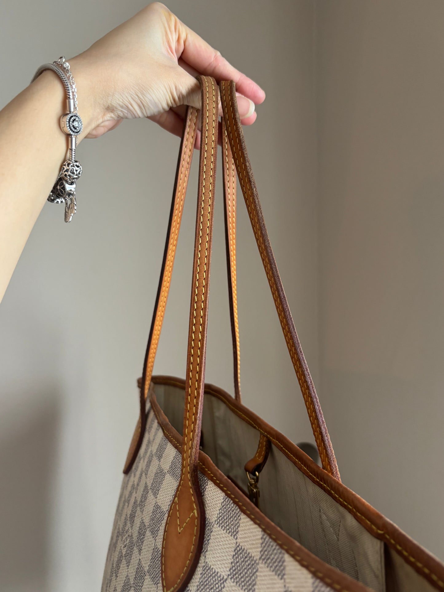 ❗️SOLD❗️DA neverfull bag without pouch (beige interior)