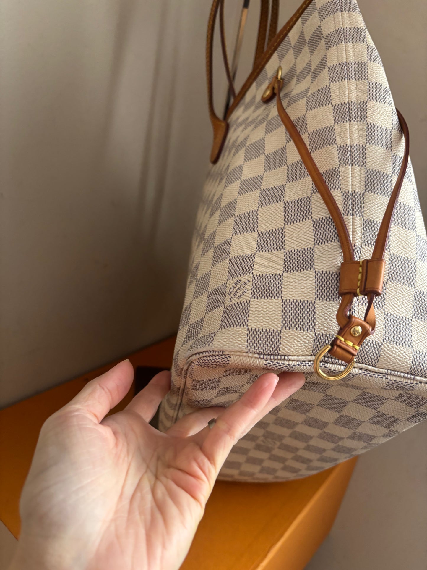 ❗️SOLD❗️DA neverfull bag without pouch (beige interior)