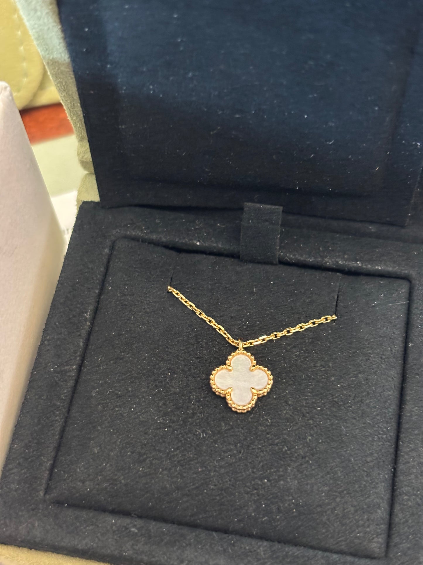 ❗️SOLD❗️Alhambra Mother of Pearl (MOP) Necklace