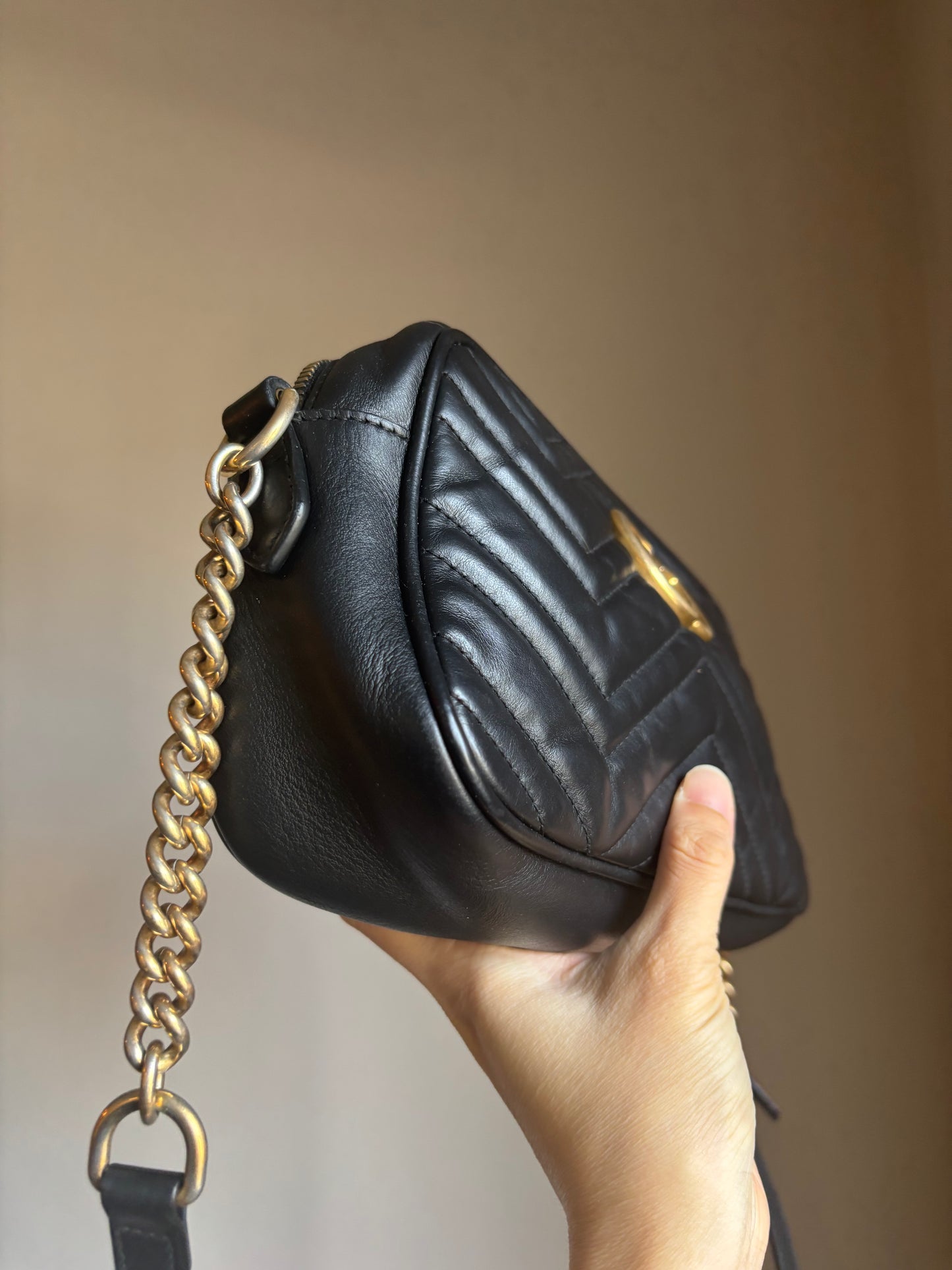 ❗️SOLD❗️ Small Black Marmont Camera Bag