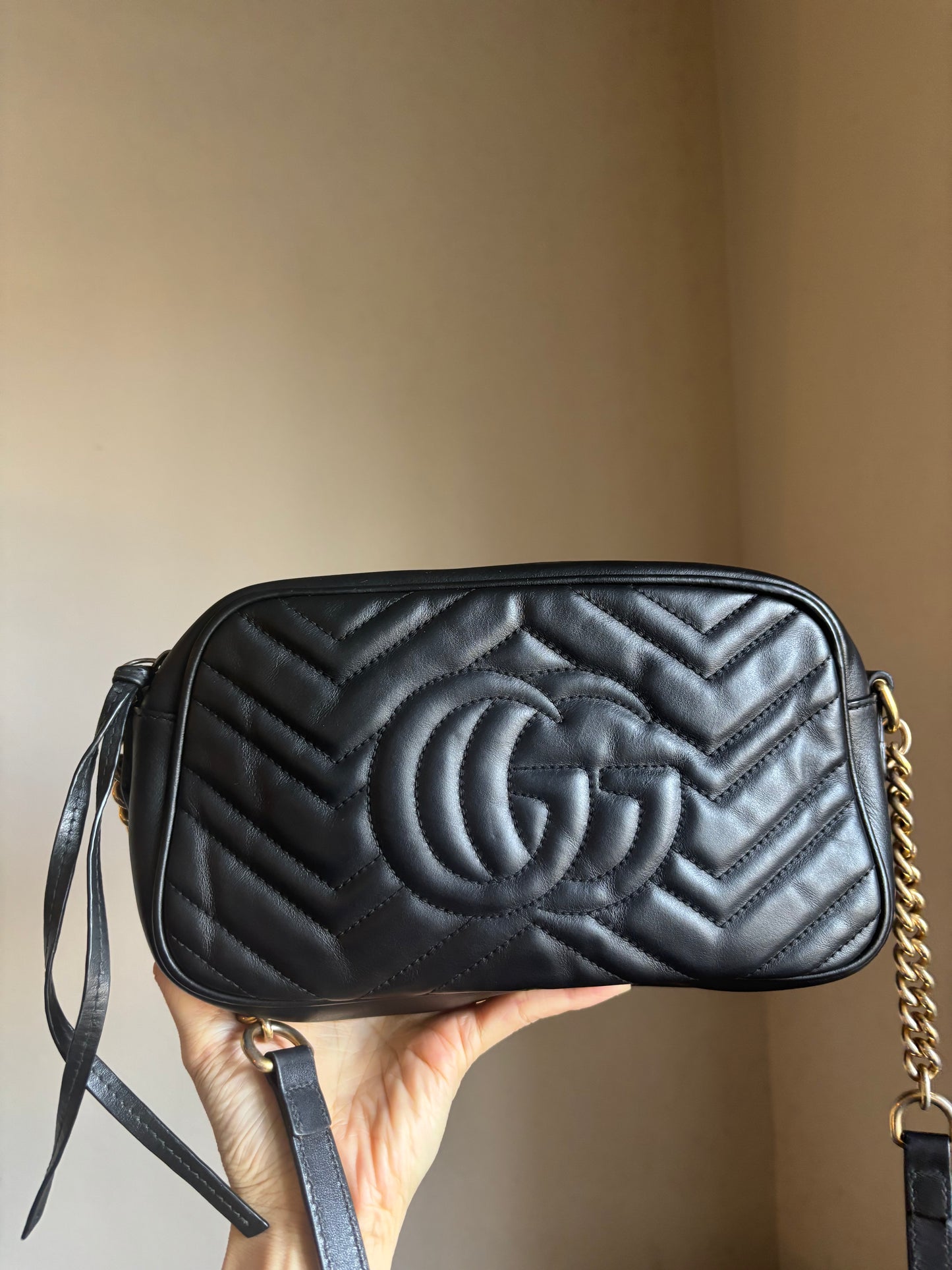 ❗️SOLD❗️ Small Black Marmont Camera Bag