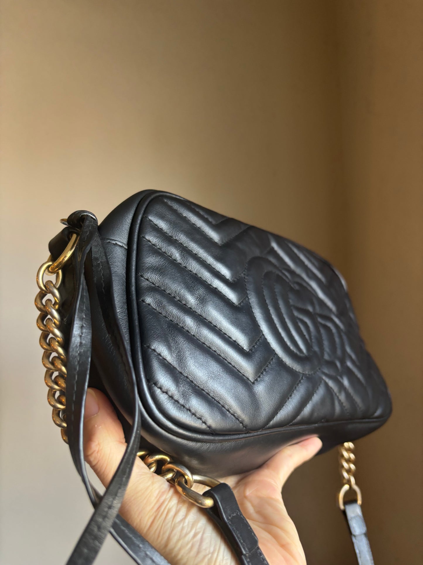 ❗️SOLD❗️ Small Black Marmont Camera Bag