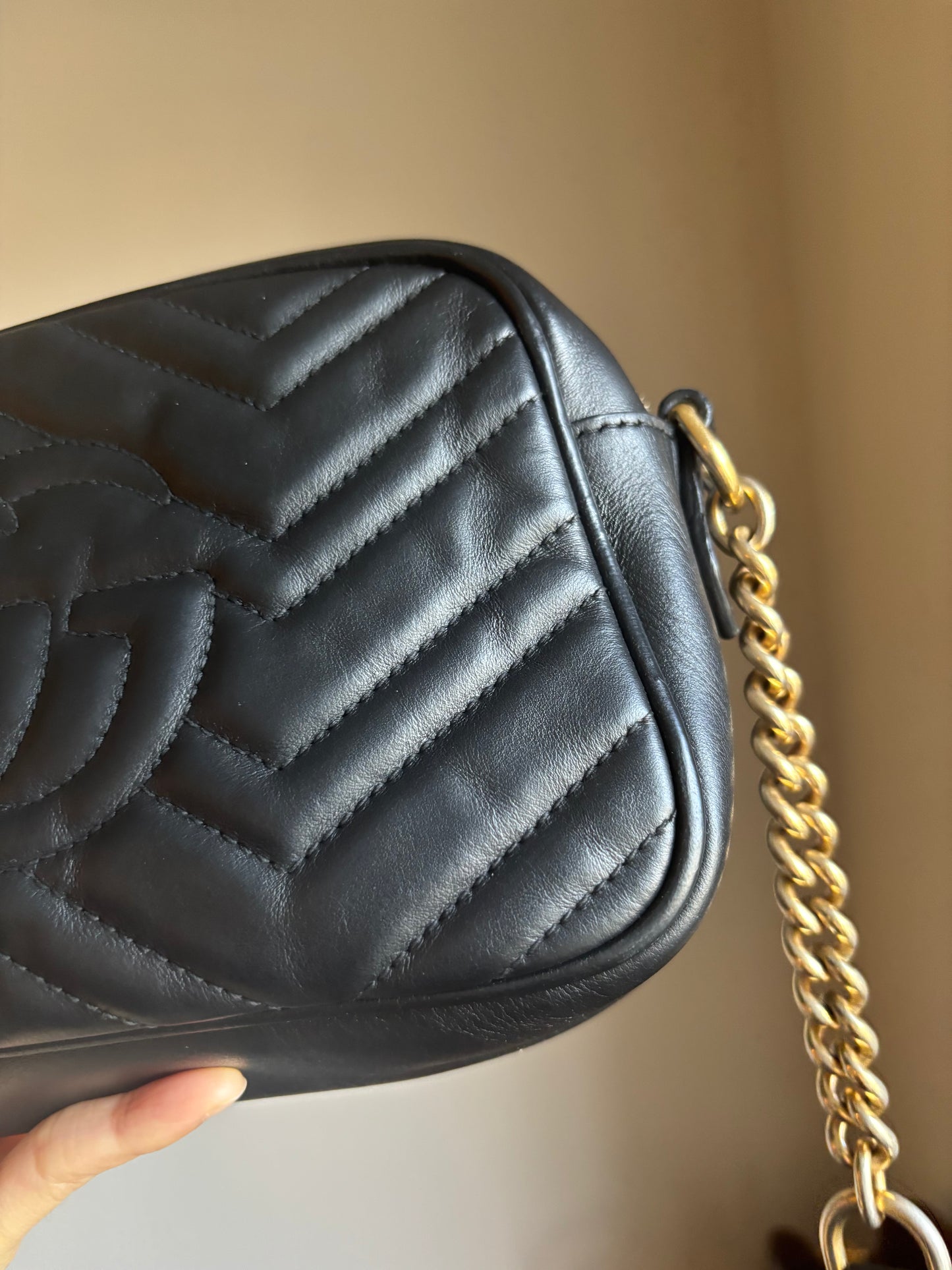 ❗️SOLD❗️ Small Black Marmont Camera Bag