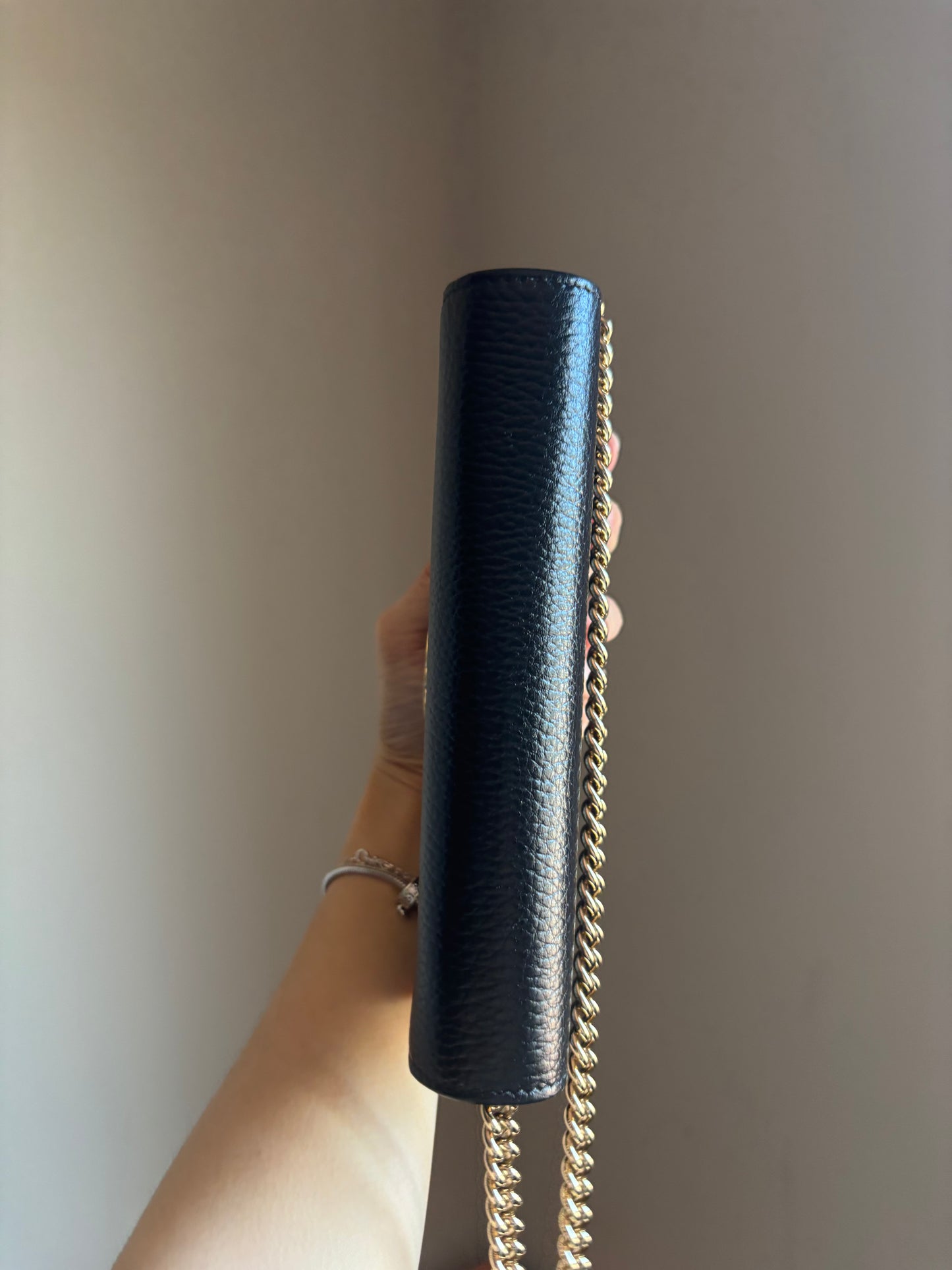 ❗️SOLD❗️ Interlocking Wallet on Chain Black