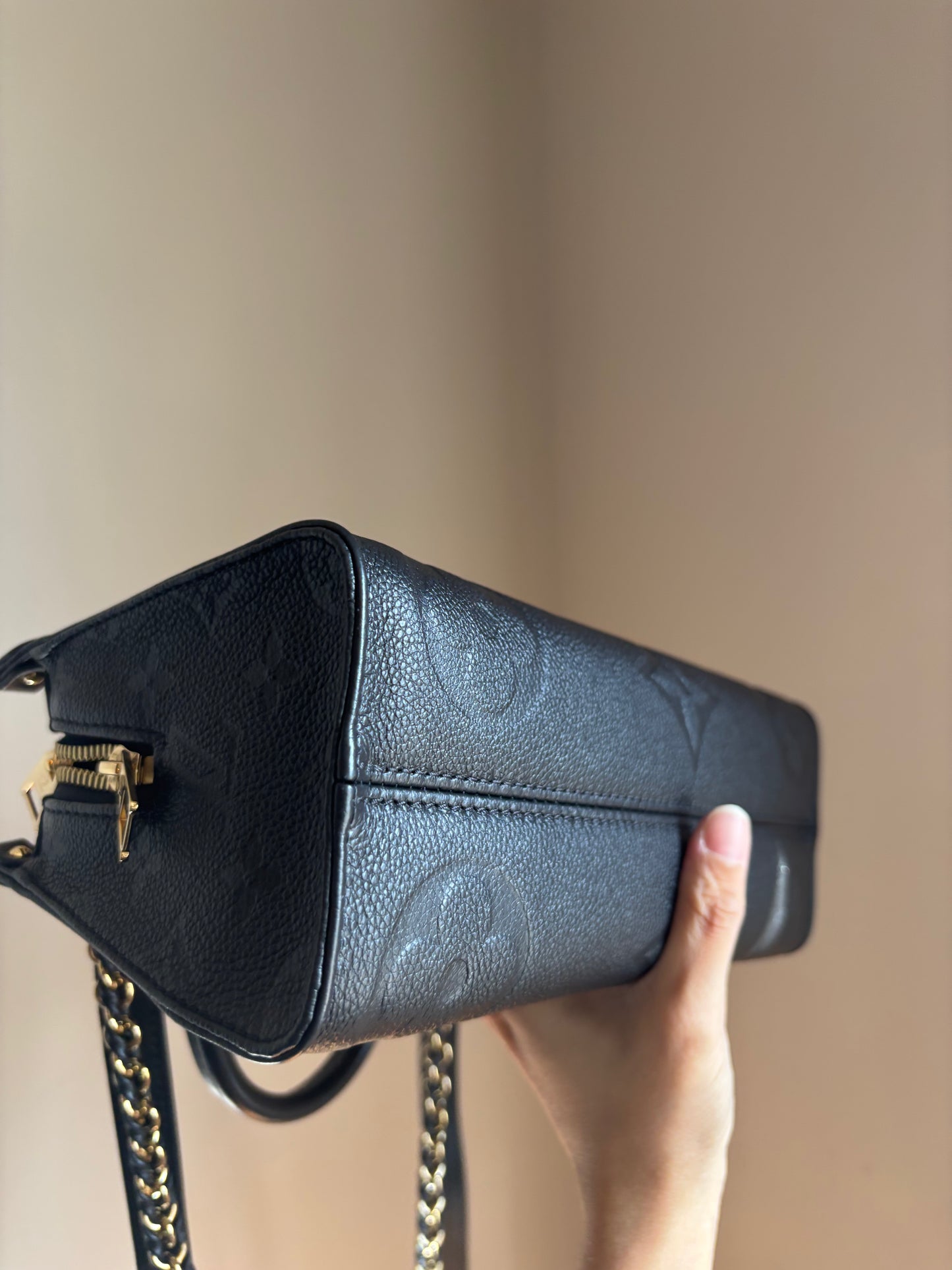 ❗️SOLD❗️ On-The-Go East West in Black Empreinte Leather