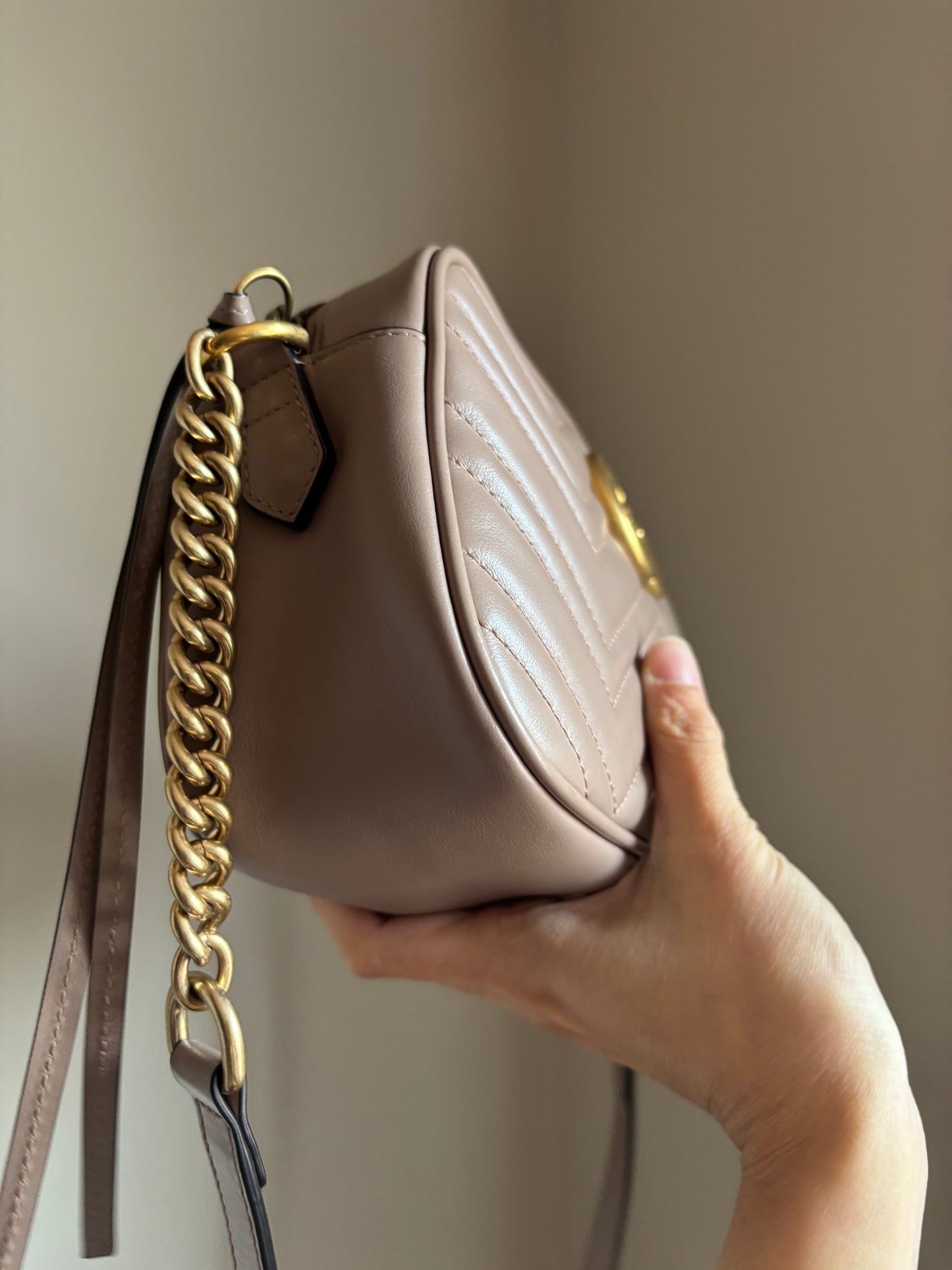 ❗️SOLD❗️ Small Marmont Camera Bag in Dusty Pink