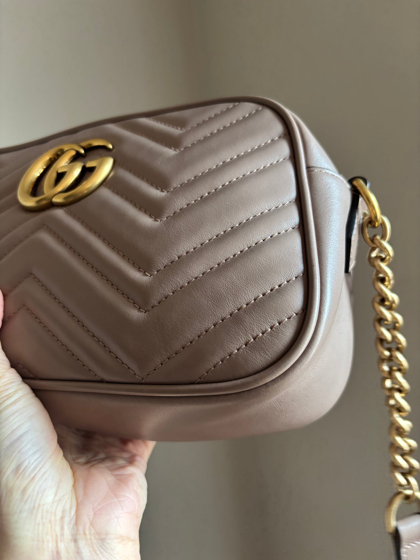 ❗️SOLD❗️ Small Marmont Camera Bag in Dusty Pink