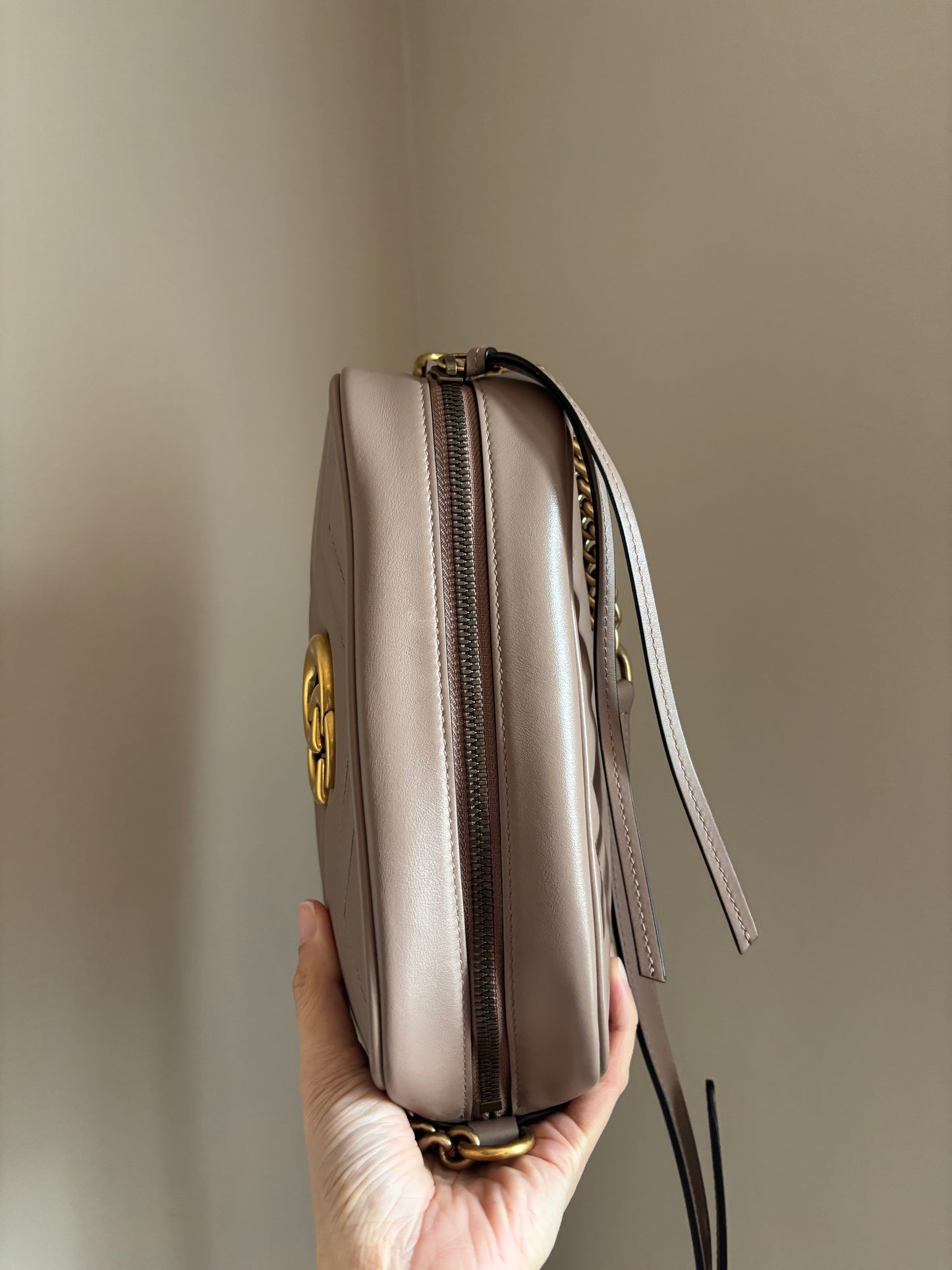 ❗️SOLD❗️ Small Marmont Camera Bag in Dusty Pink