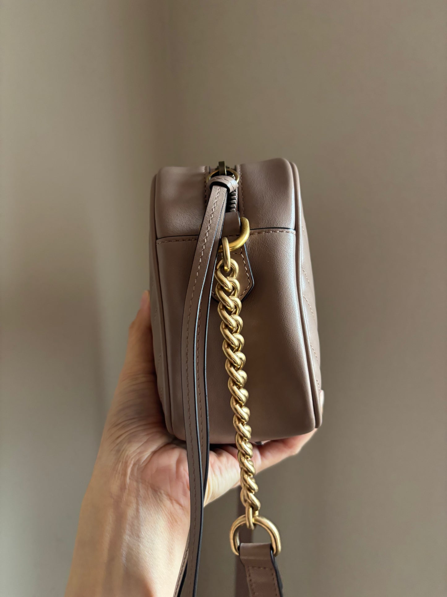 ❗️SOLD❗️ Small Marmont Camera Bag in Dusty Pink