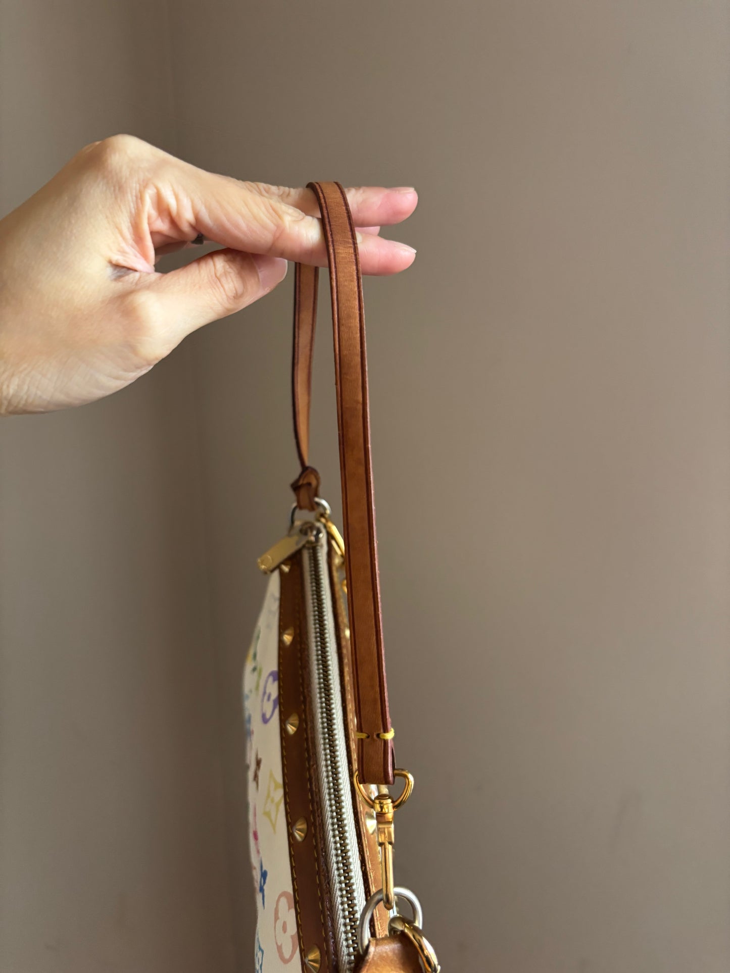❗️SOLD❗️ Murakami Pochette Accessoire White Multicolor