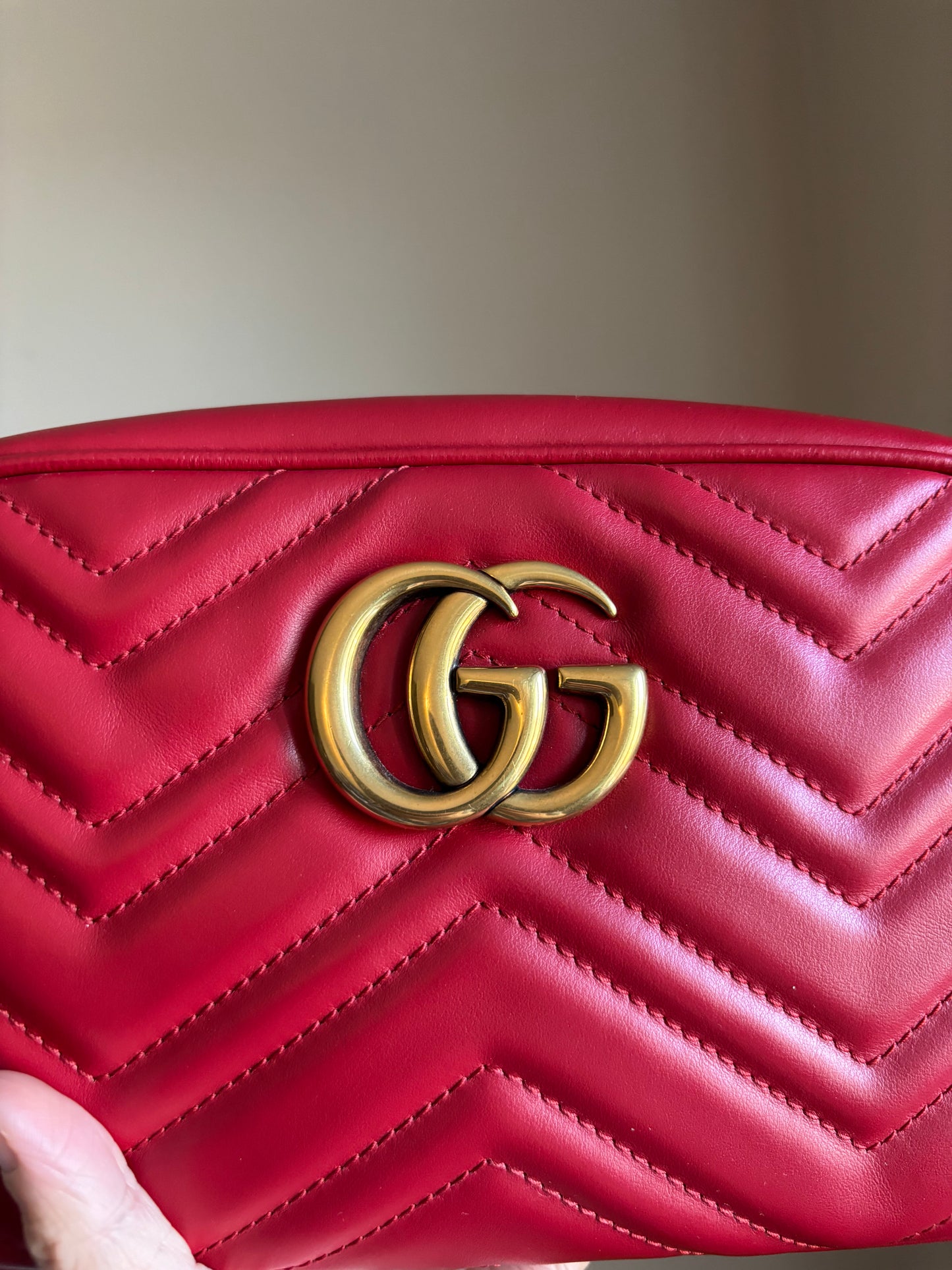 ❗️SOLD❗️ Small Marmont Camera Bag in Red