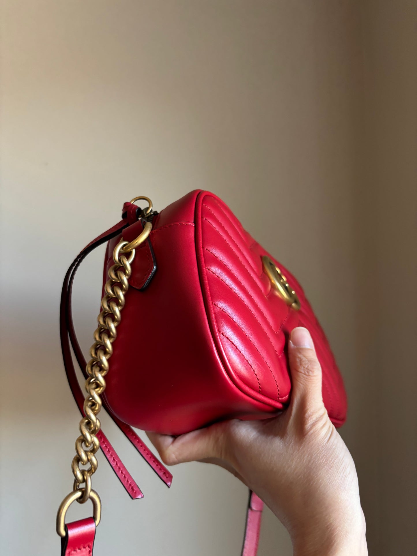 ❗️SOLD❗️ Small Marmont Camera Bag in Red