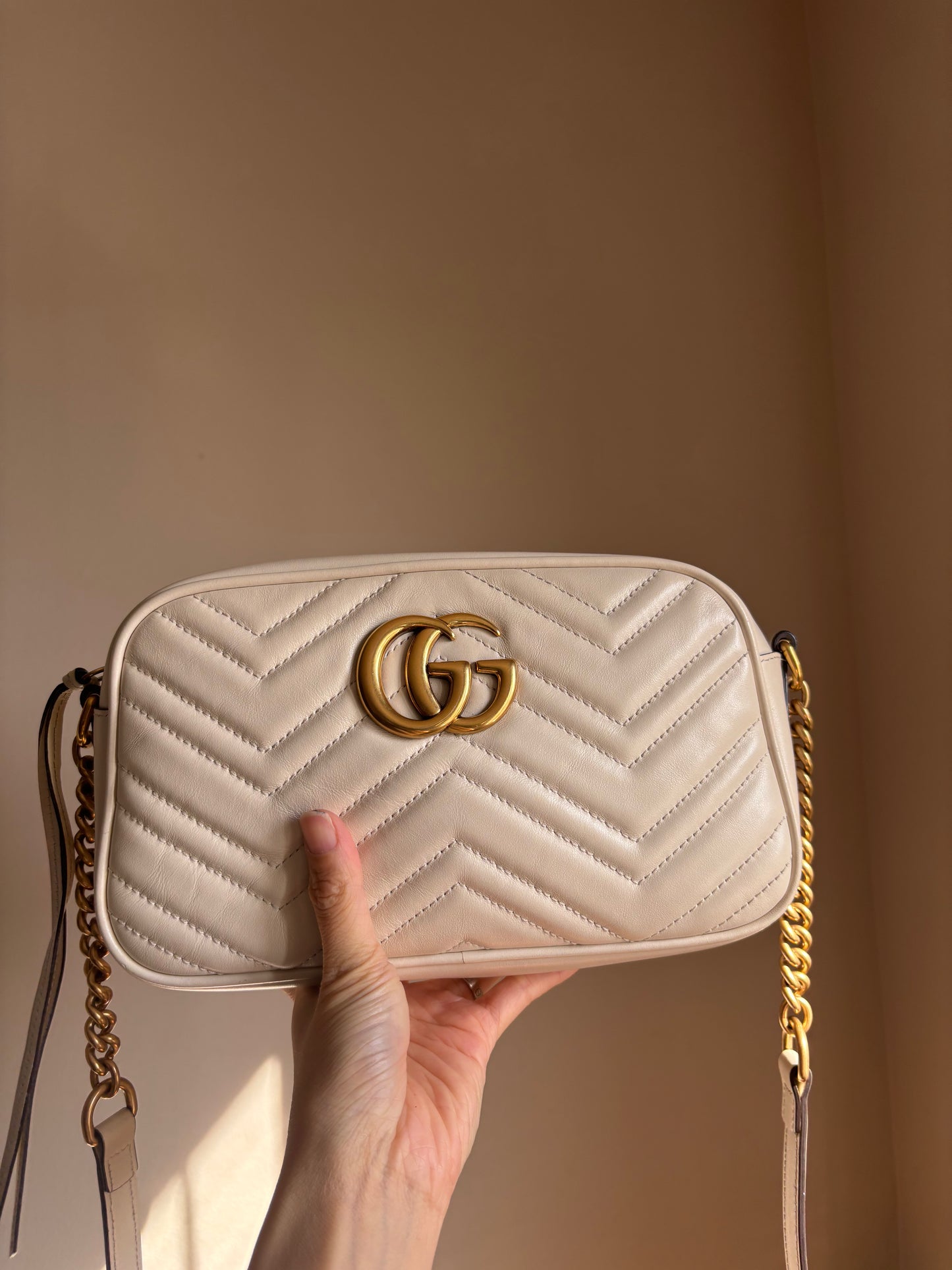 ❗️SOLD❗️ Small Marmont Camera Bag in White