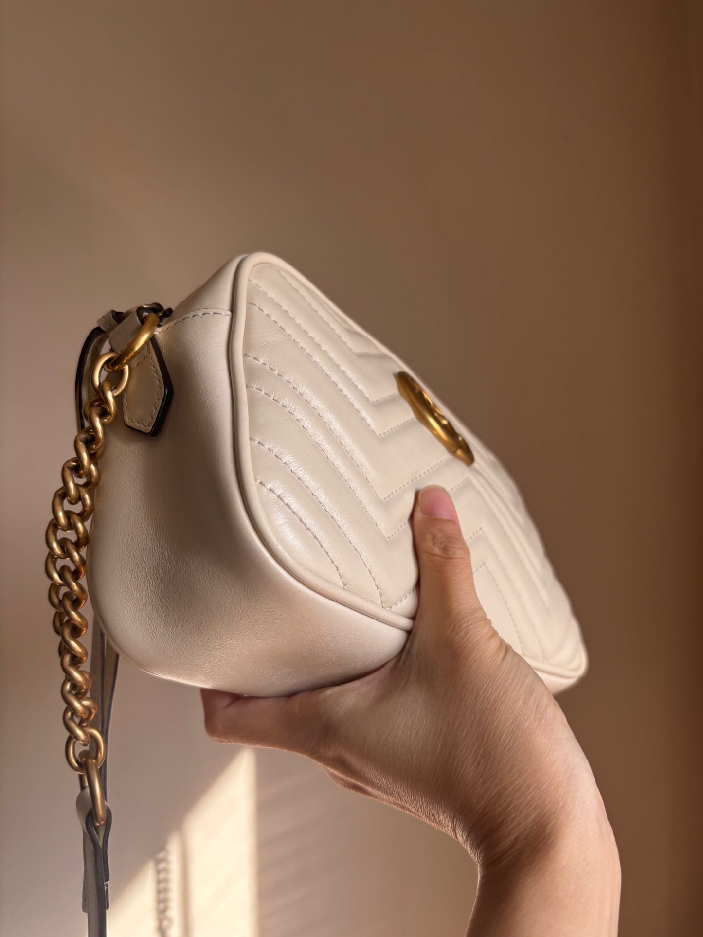 ❗️SOLD❗️ Small Marmont Camera Bag in White