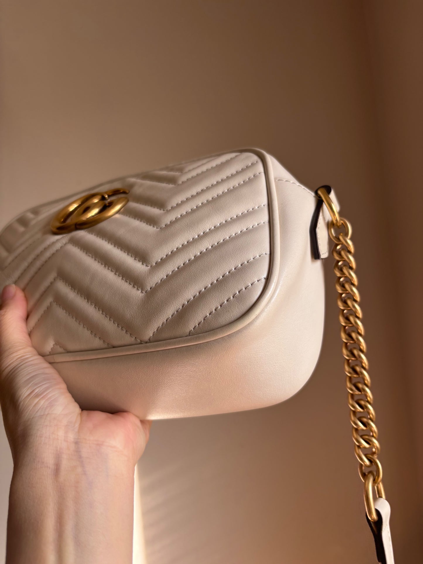 ❗️SOLD❗️ Small Marmont Camera Bag in White