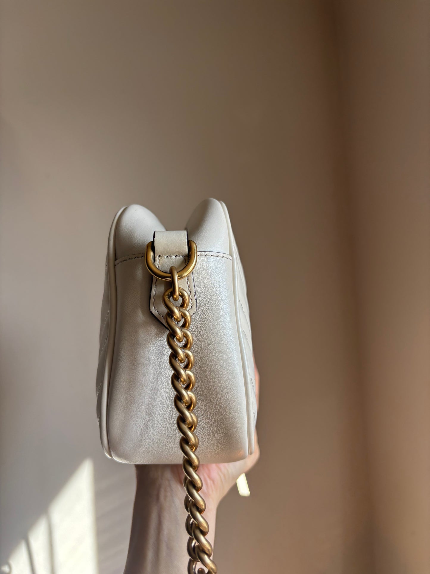 ❗️SOLD❗️ Small Marmont Camera Bag in White