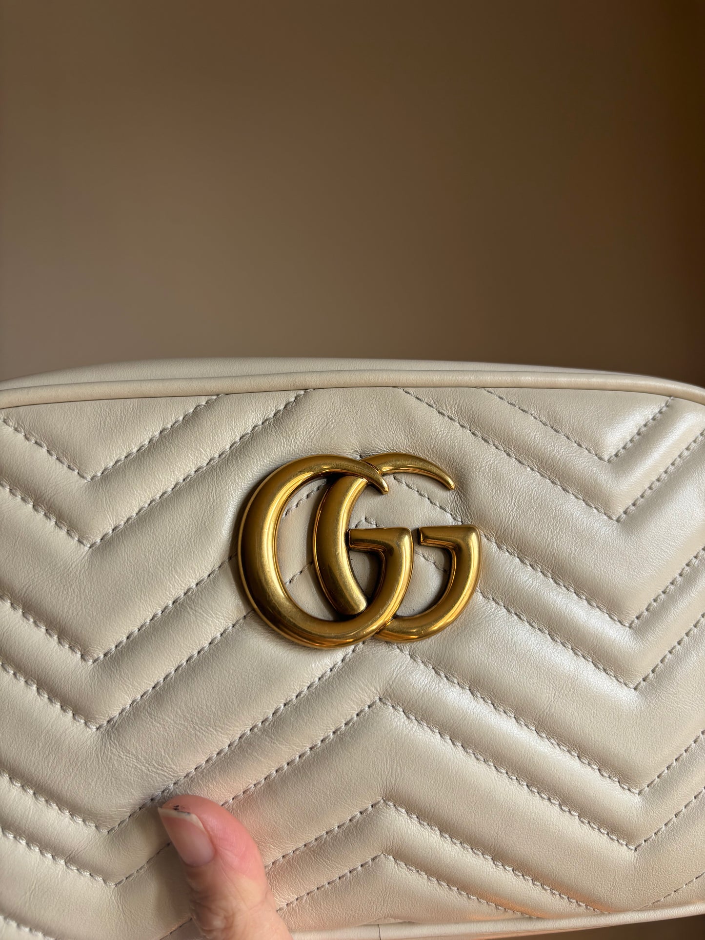 ❗️SOLD❗️ Small Marmont Camera Bag in White