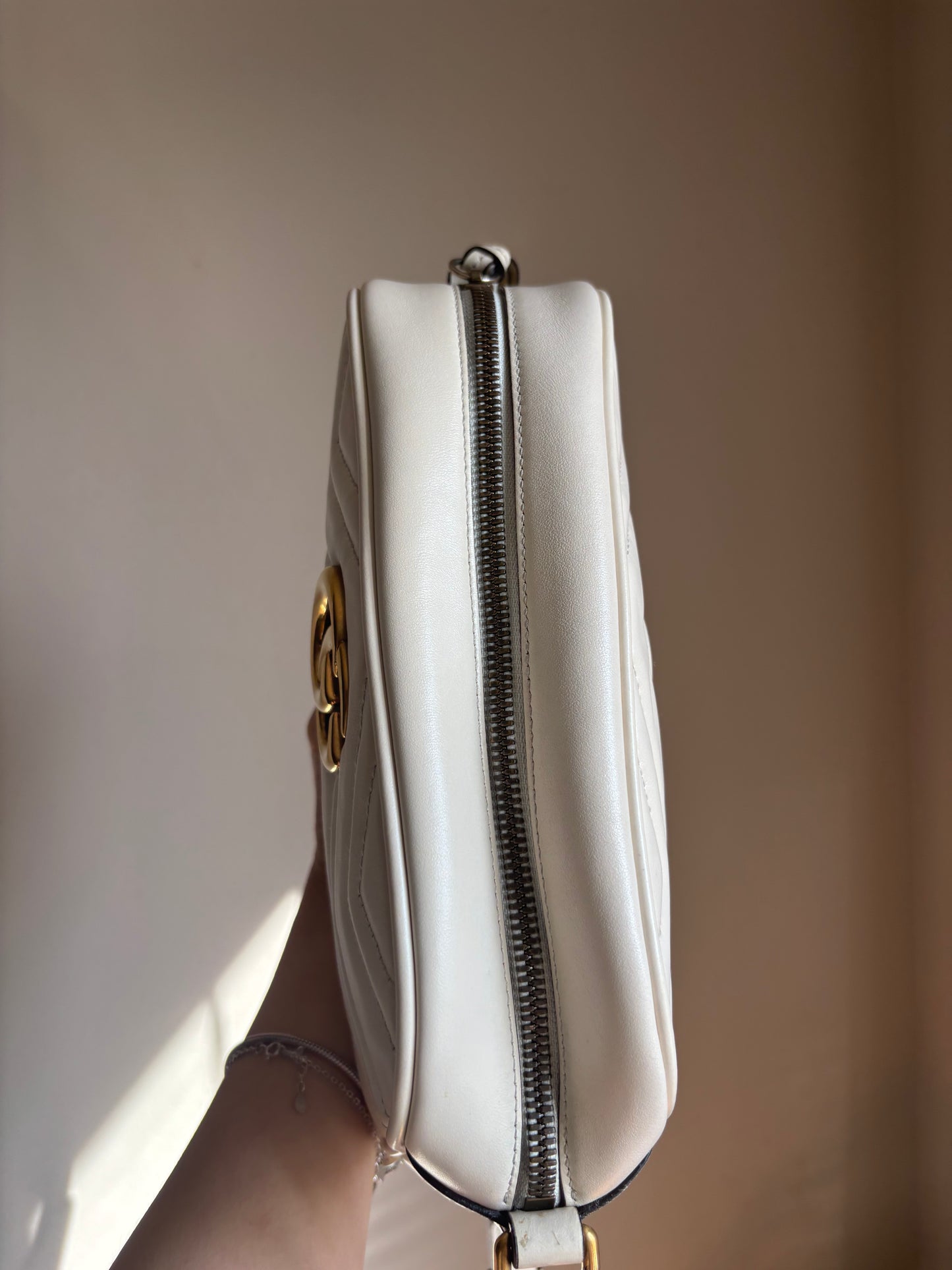❗️SOLD❗️ Small Marmont Camera Bag in White