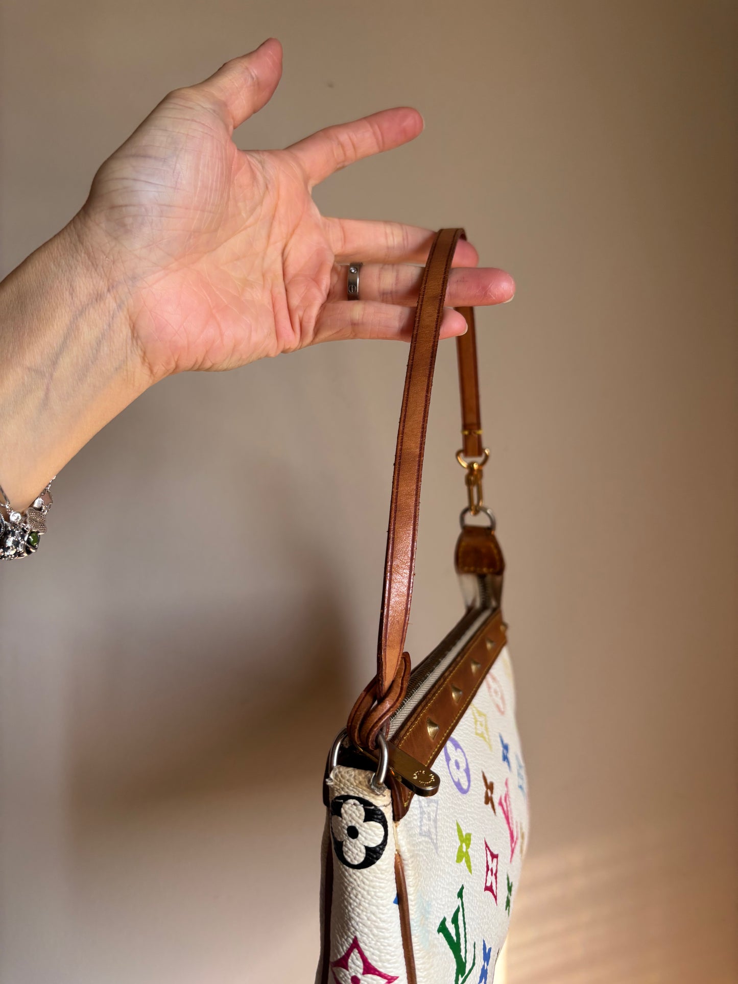 ❗️SOLD❗️ Murakami Pochette Accessoires Multicolour