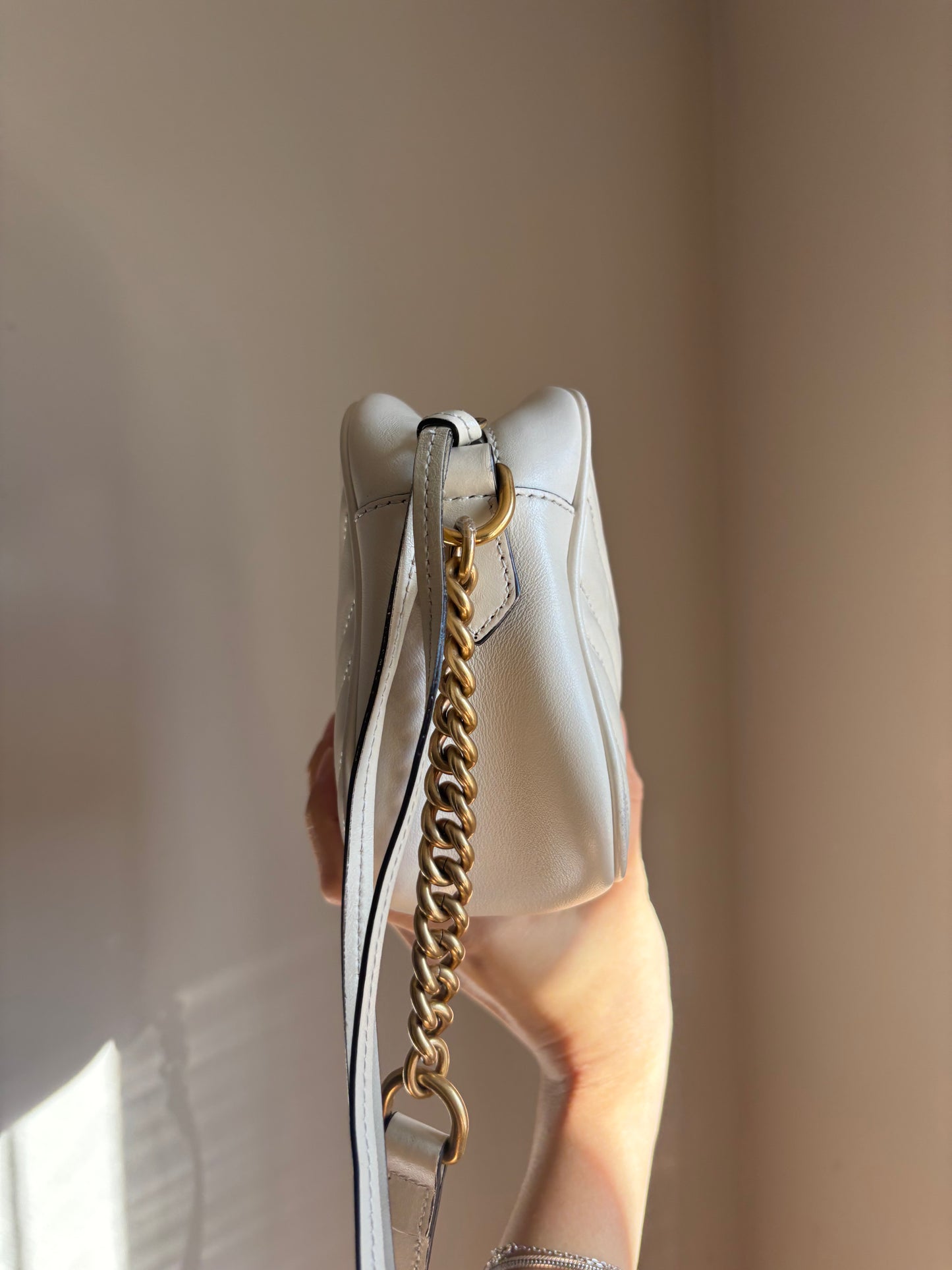 ❗️SOLD❗️ Small Marmont Camera Bag in white