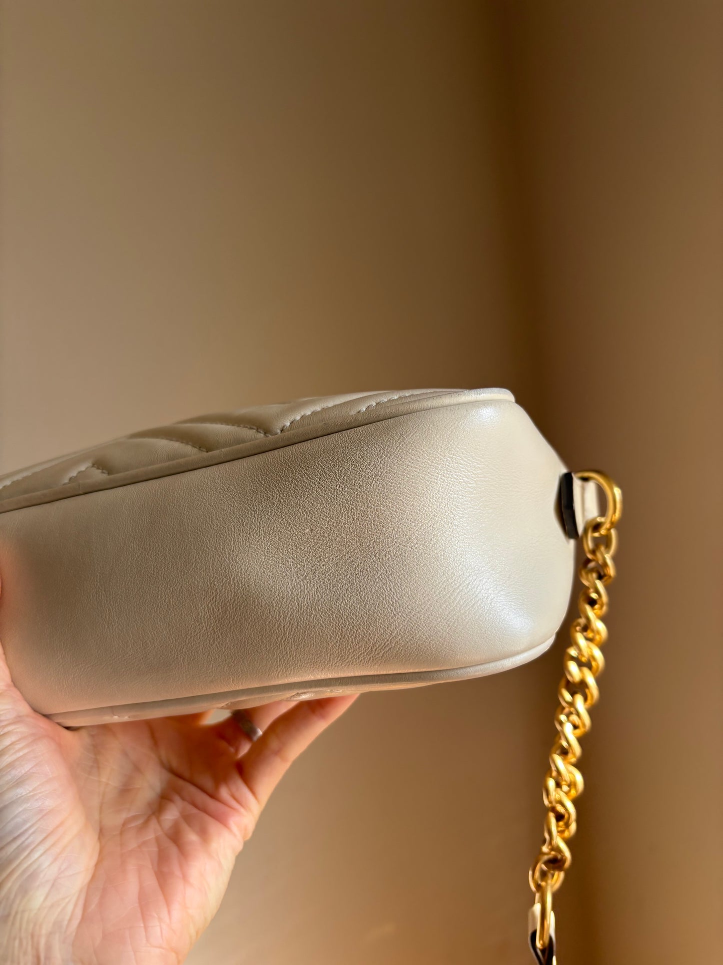 ❗️SOLD❗️ Small Marmont Camera Bag in white