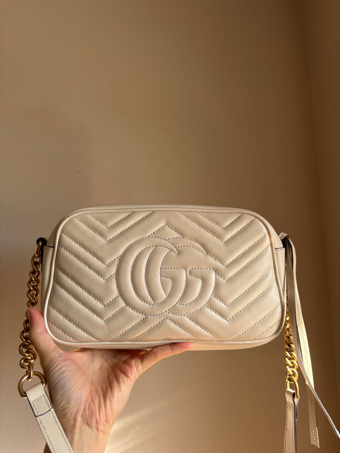 ❗️SOLD❗️ Small Marmont Camera Bag in white