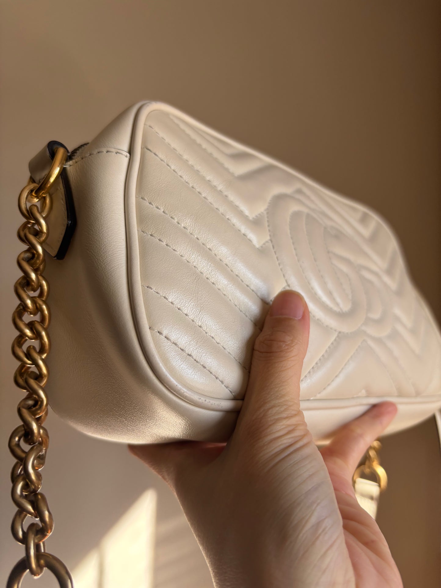 ❗️SOLD❗️ Small Marmont Camera Bag in white