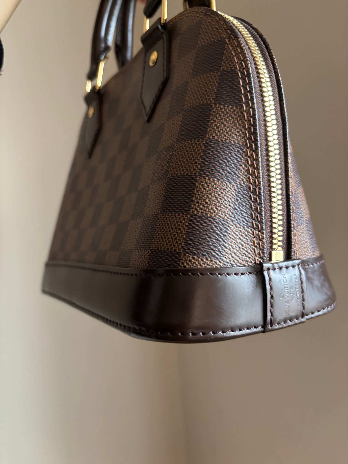 ❗️SOLD❗️ Damier Ebene Alma BB (Microchip)