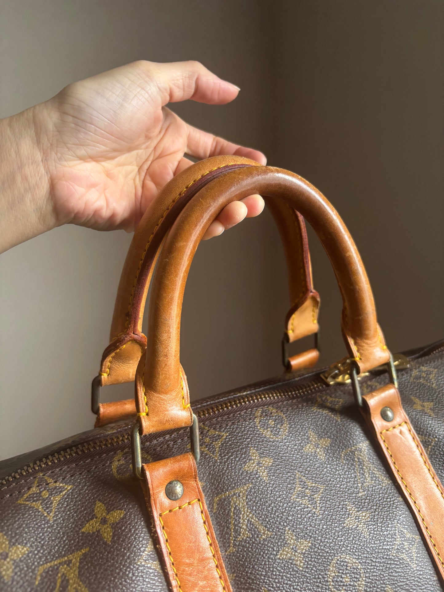 ❗️SOLD❗️Keepall 55 in monogram (no strap)