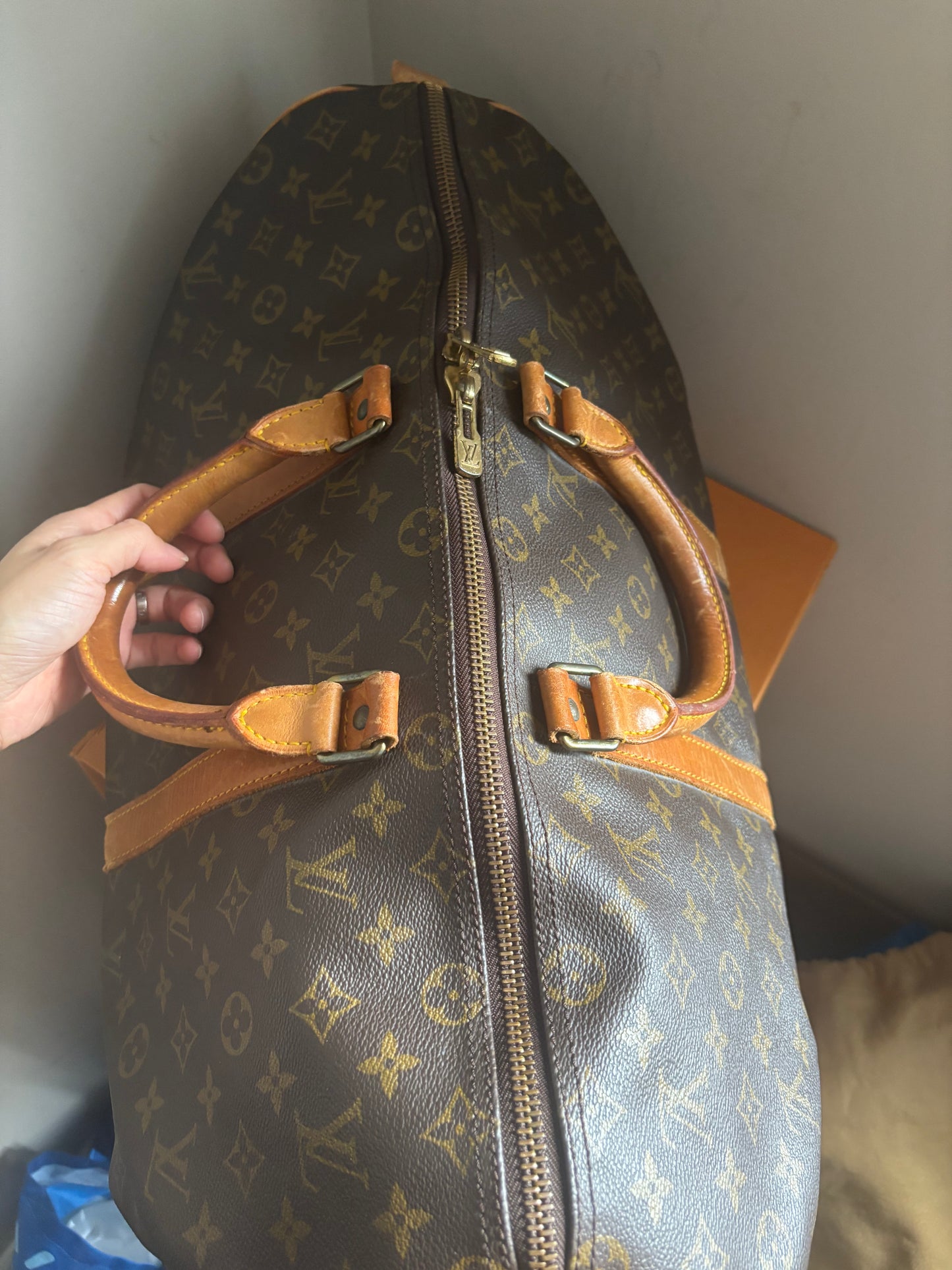 ❗️SOLD❗️Keepall 55 in monogram (no strap)
