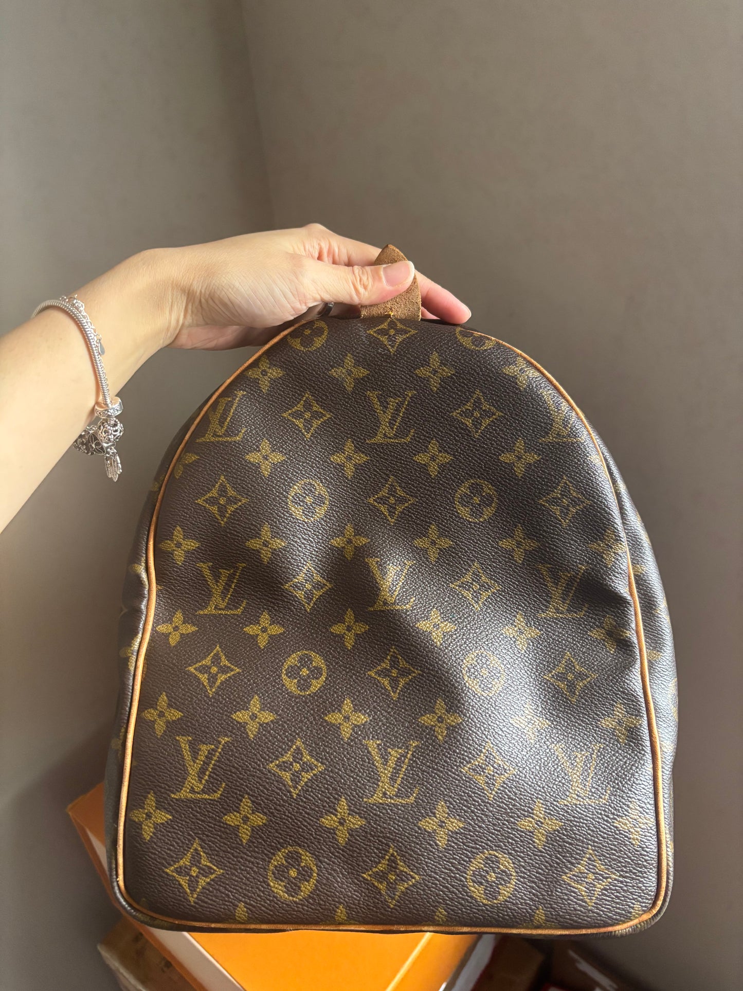❗️SOLD❗️Keepall 55 in monogram (no strap)