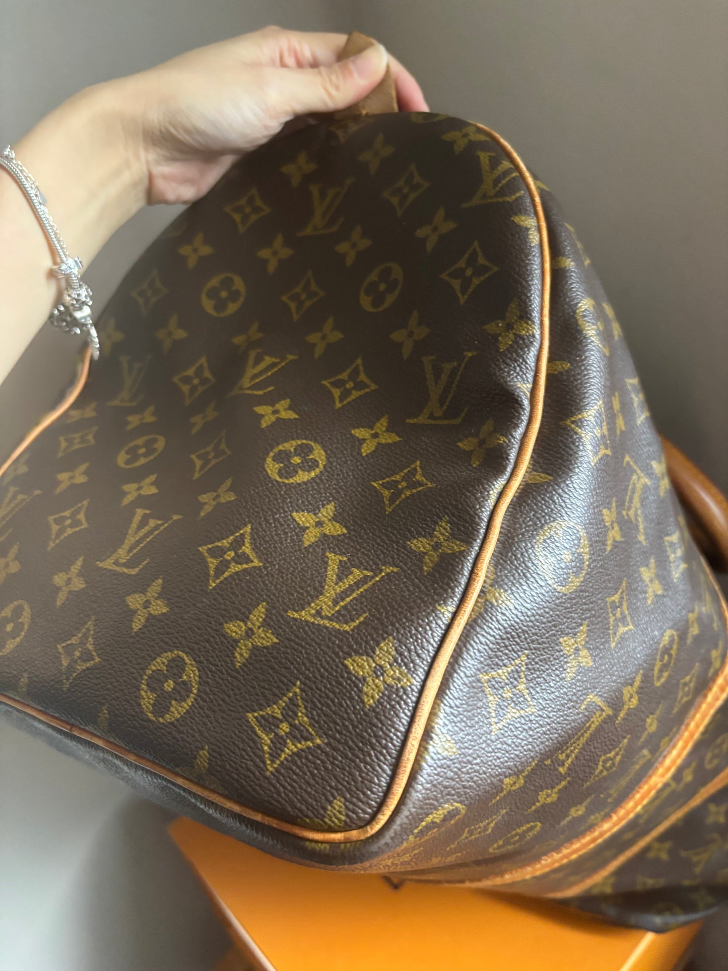 ❗️SOLD❗️Keepall 55 in monogram (no strap)