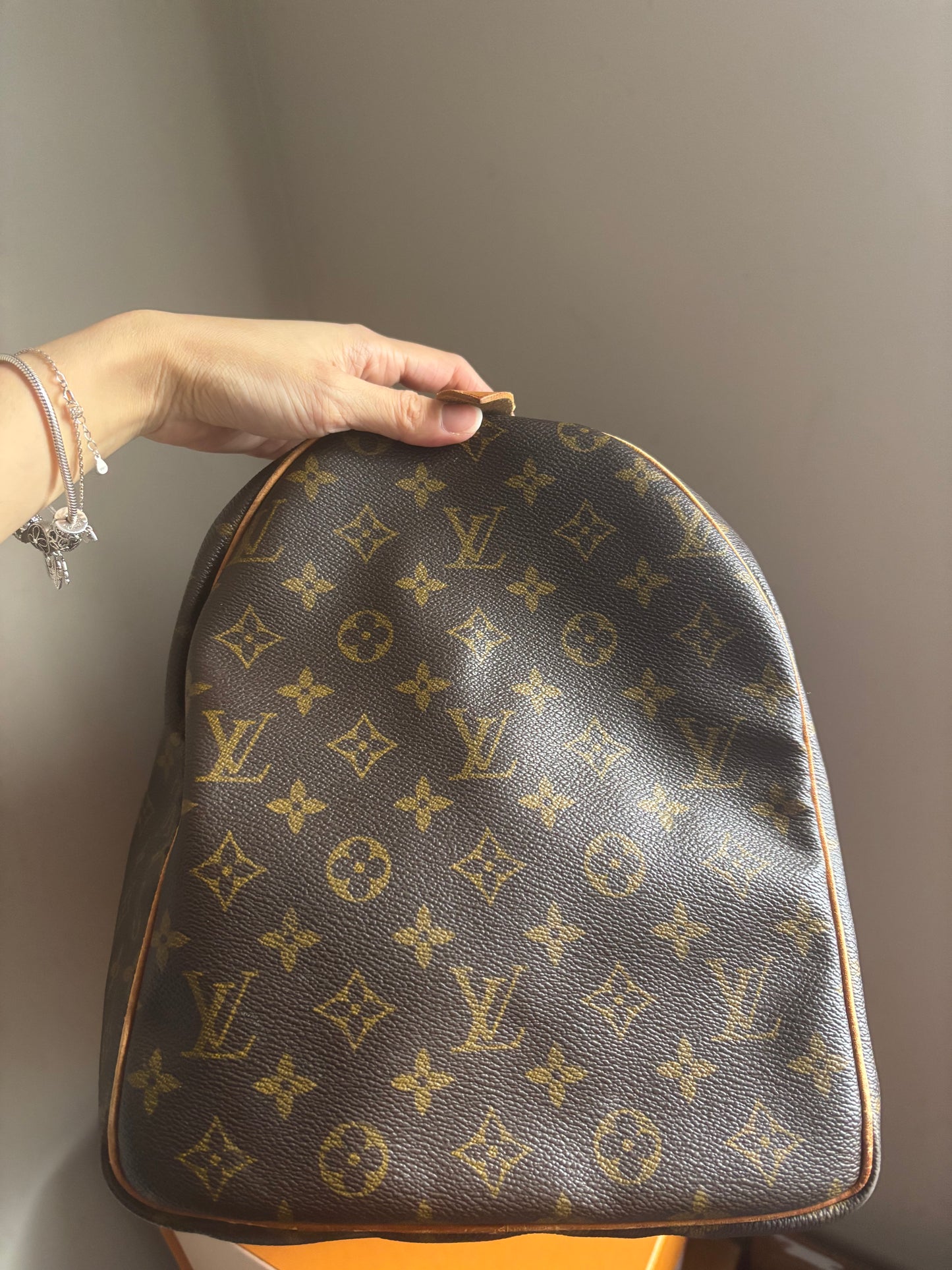 ❗️SOLD❗️Keepall 55 in monogram (no strap)