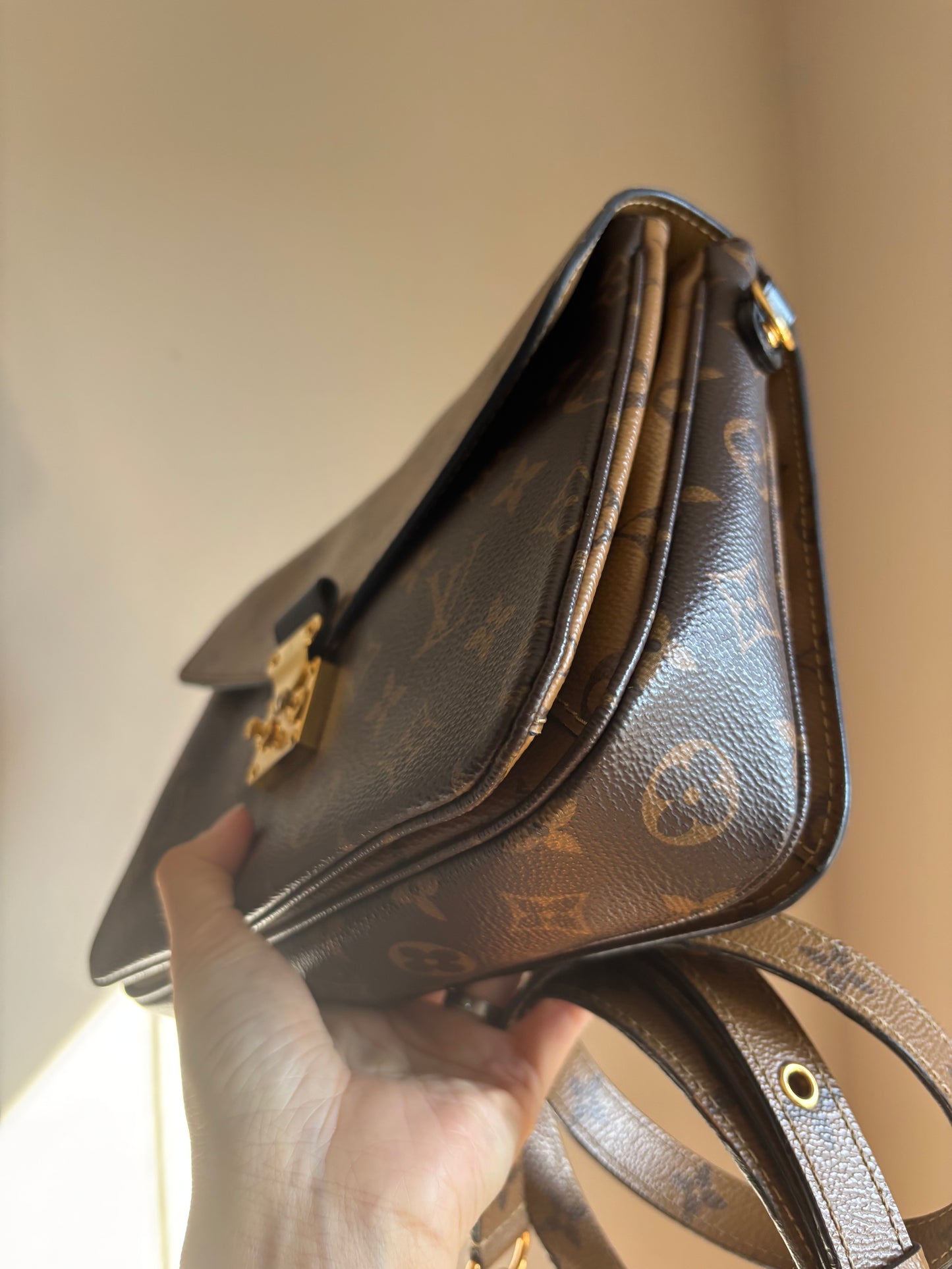 ❗️SOLD❗️Metis Pochette in Reverse Monogram