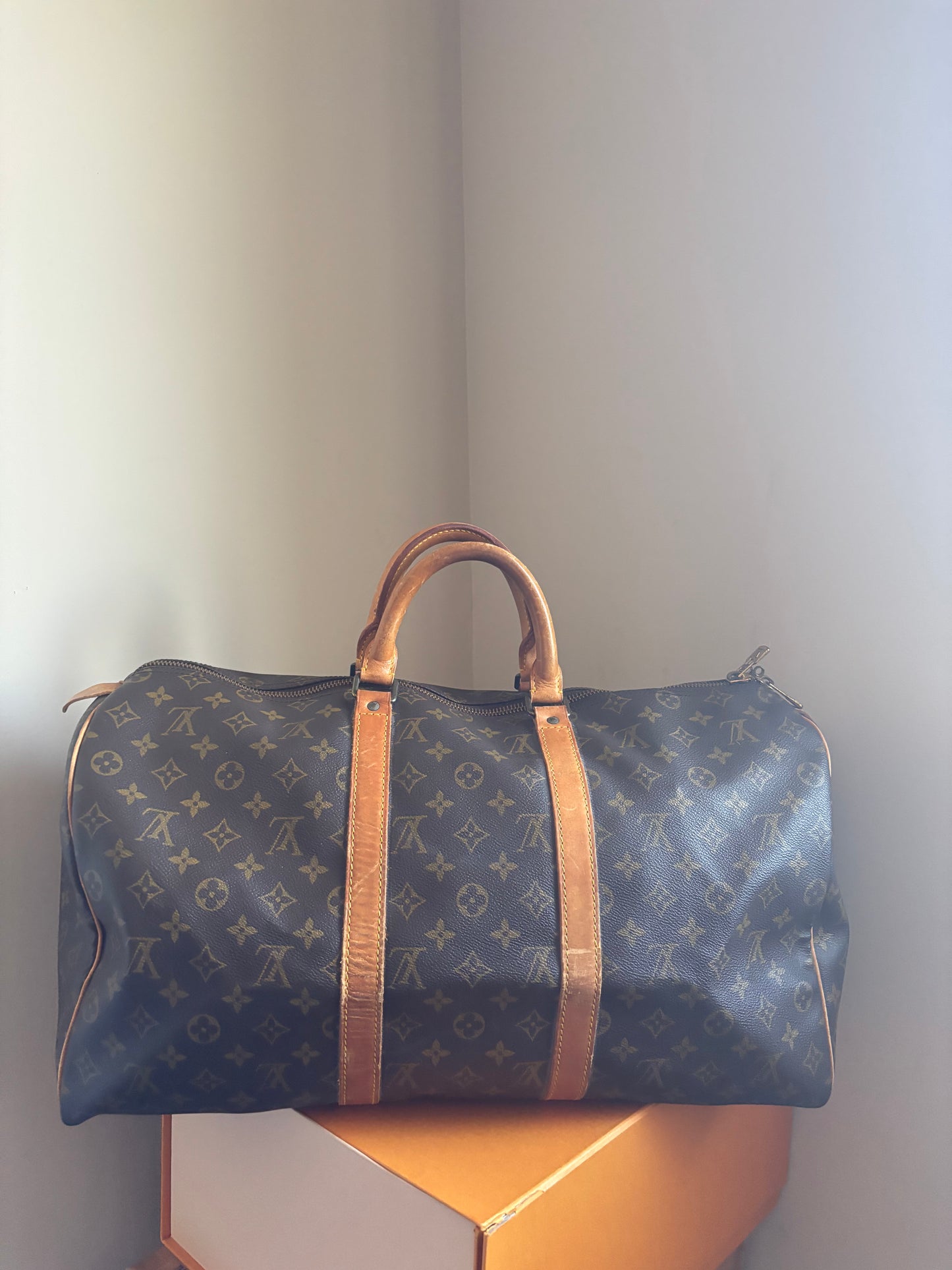❗️SOLD❗️Keepall 55 in monogram (no strap)