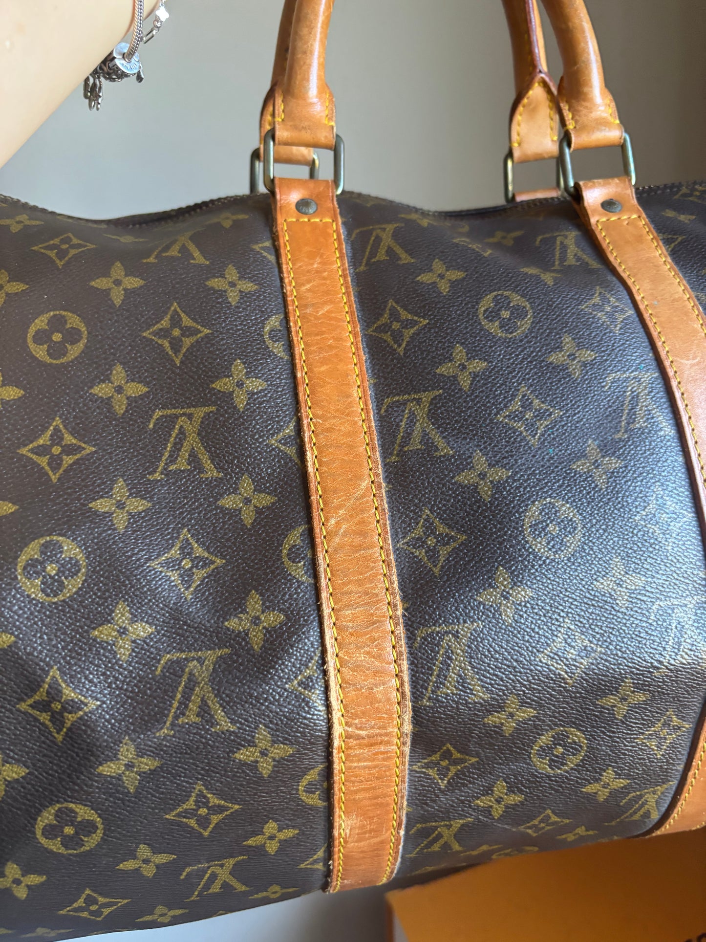 ❗️SOLD❗️Keepall 55 in monogram (no strap)