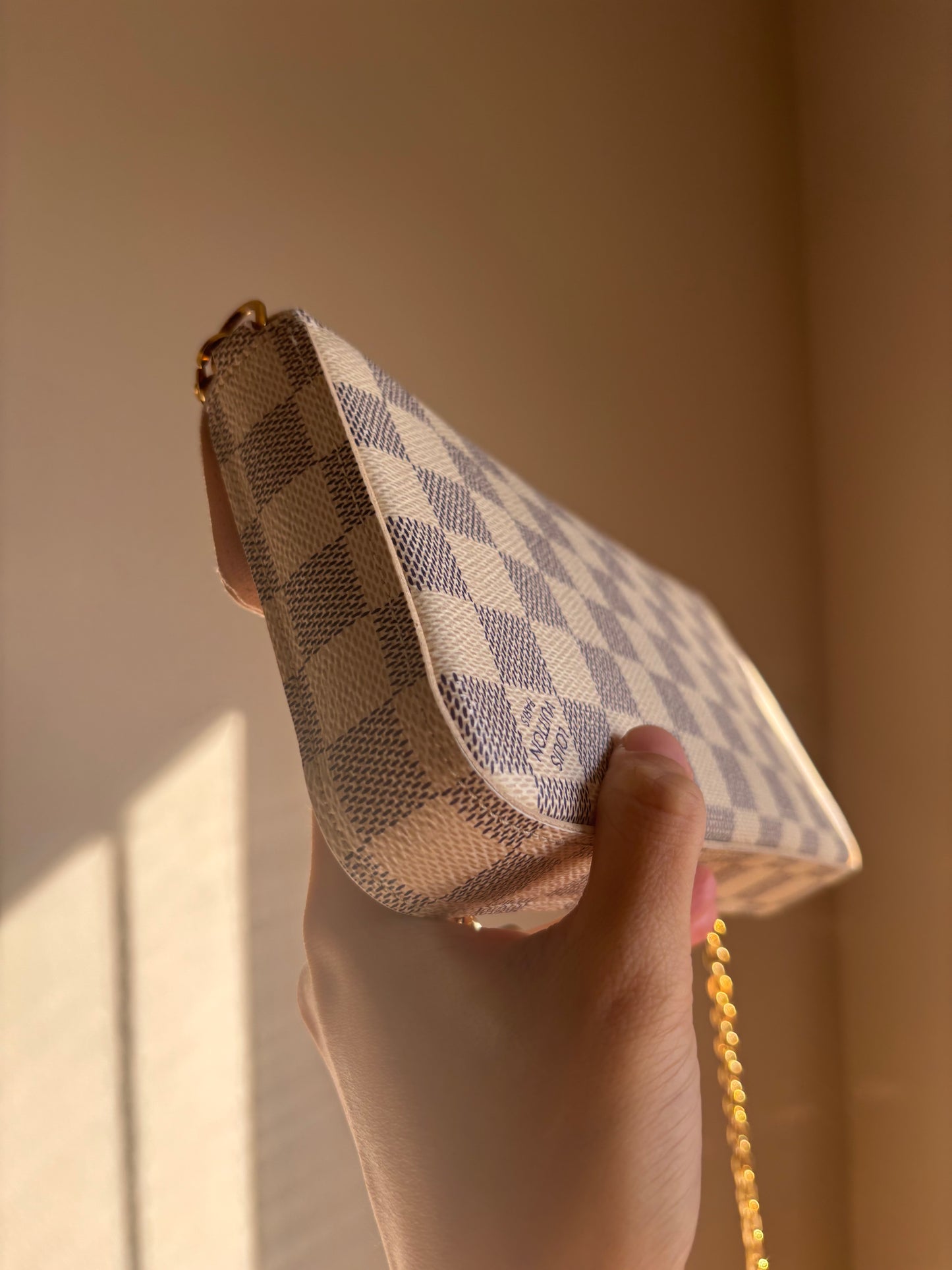 ❗️SOLD❗️ Damier Azur Felicie with Both Inserts