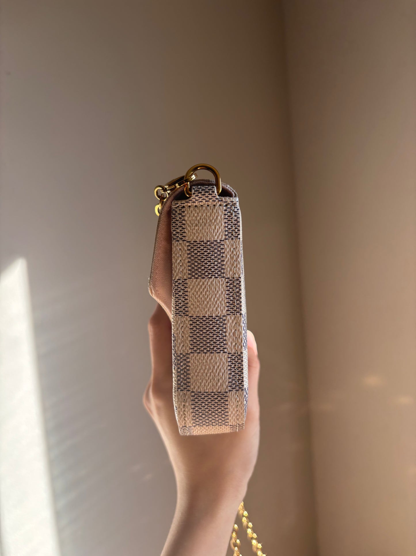 ❗️SOLD❗️ Damier Azur Felicie with Both Inserts