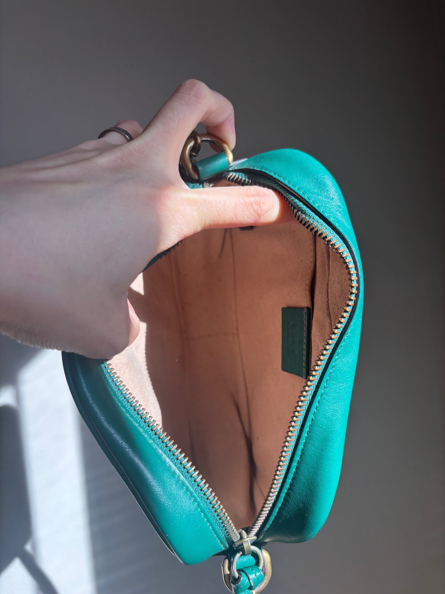 ❗️SOLD❗️Green Mini Marmont Camera Bag
