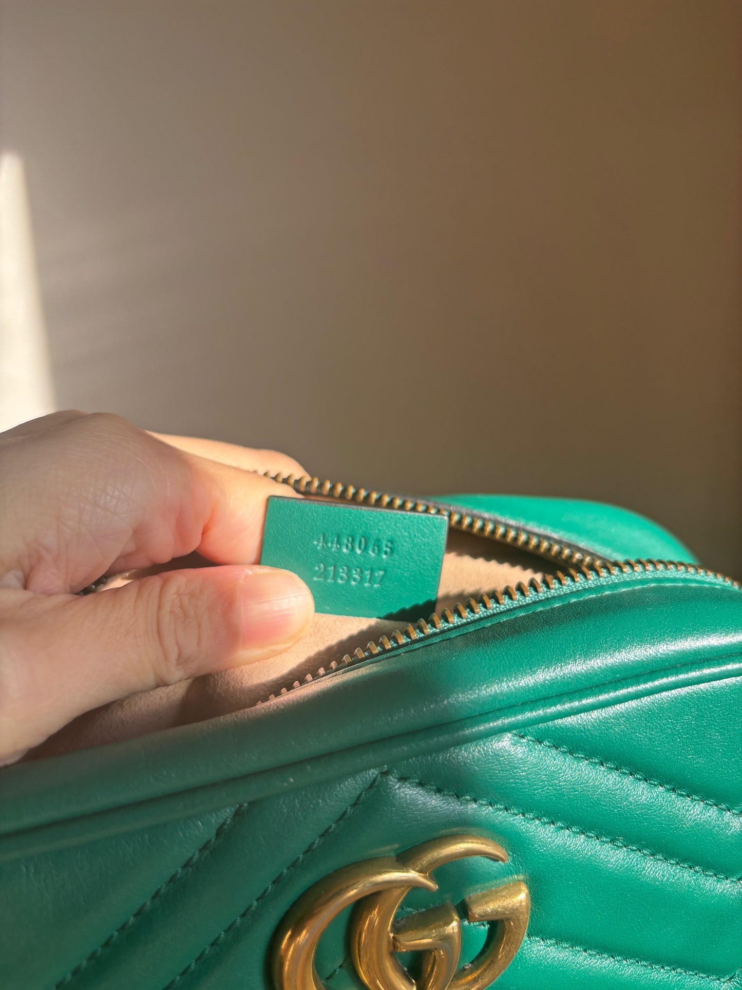 ❗️SOLD❗️Green Mini Marmont Camera Bag