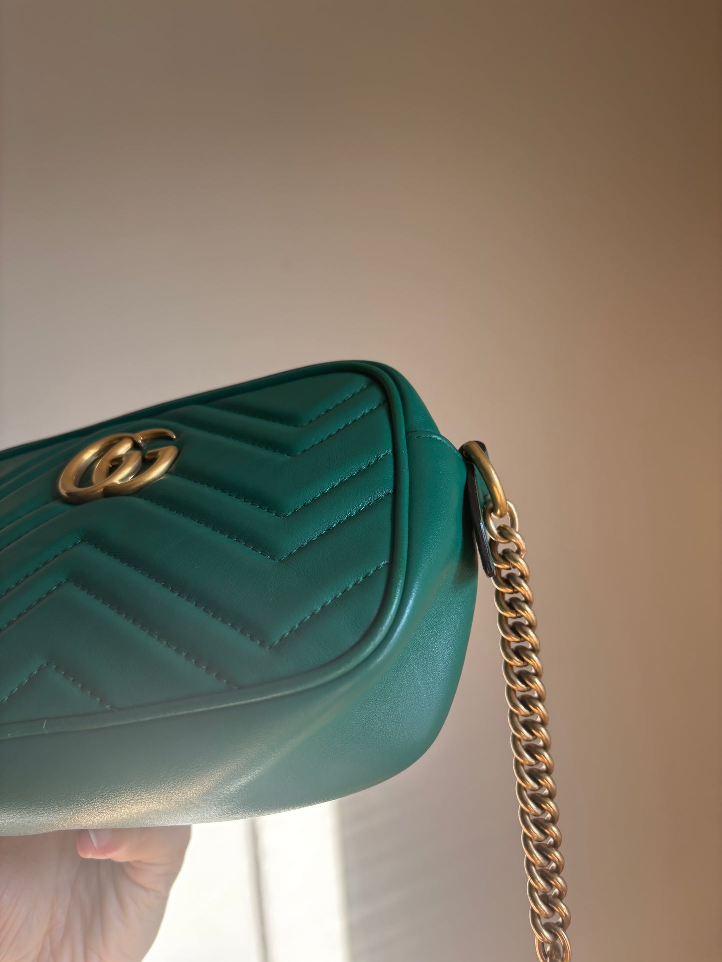 ❗️SOLD❗️Green Mini Marmont Camera Bag