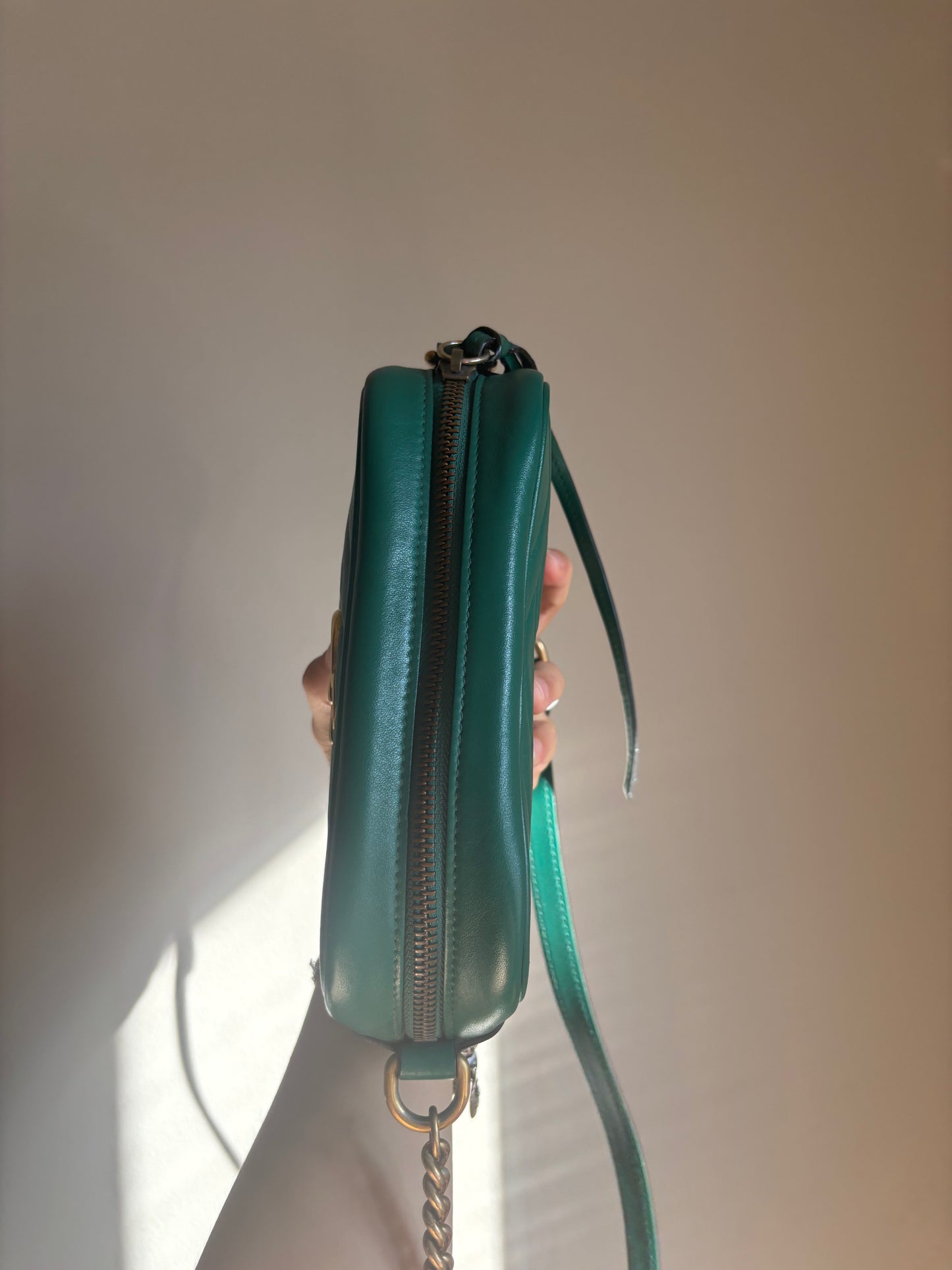 ❗️SOLD❗️Green Mini Marmont Camera Bag
