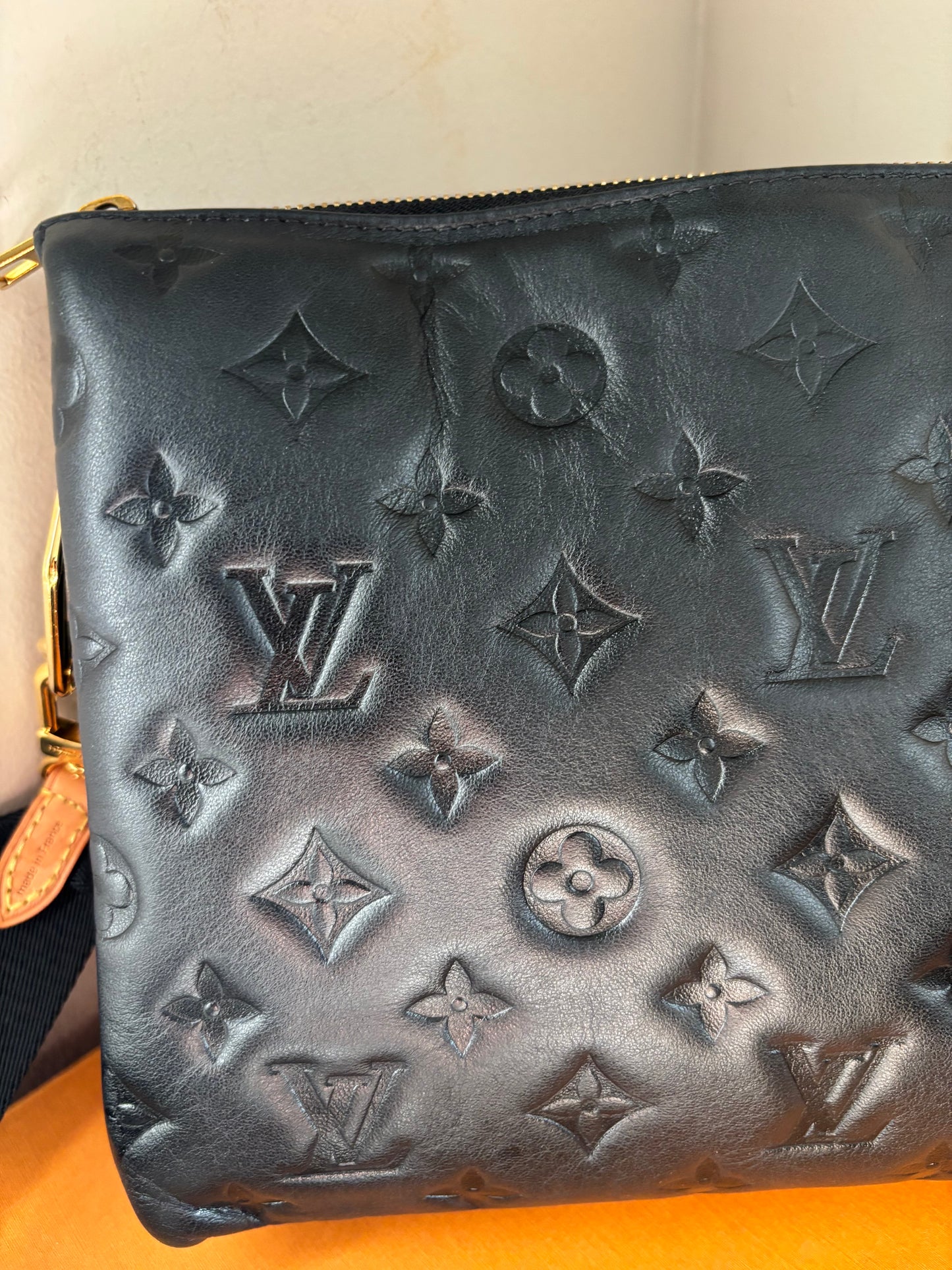 ❗️SOLD❗️Coussine PM Black Empreinte