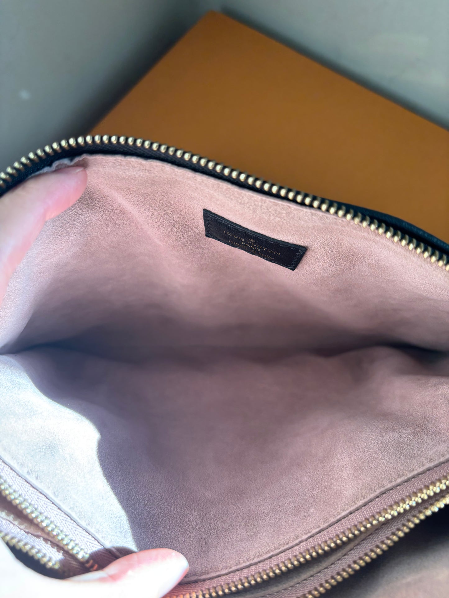 ❗️SOLD❗️Coussine PM Black Empreinte