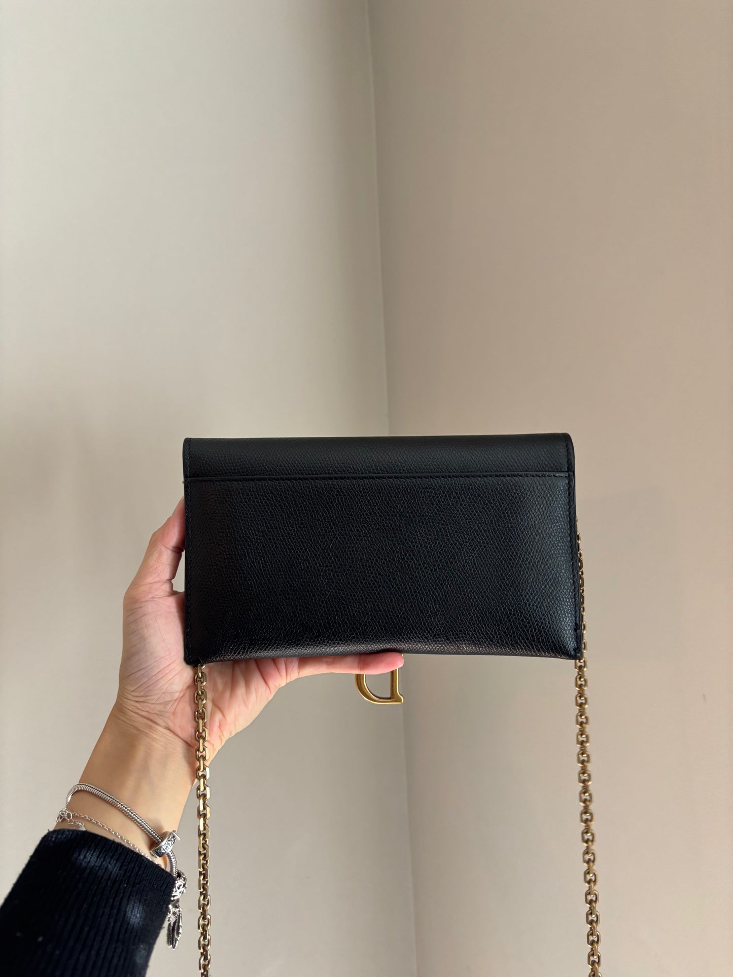 ❗️SOLD❗️Black Saddle Pouch with insert