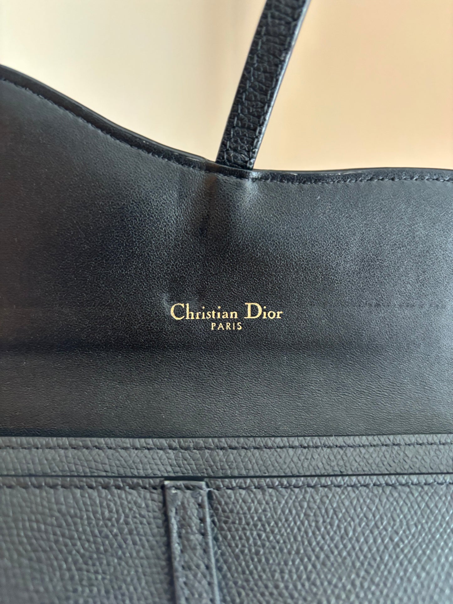 ❗️SOLD❗️Black Saddle Pouch with insert