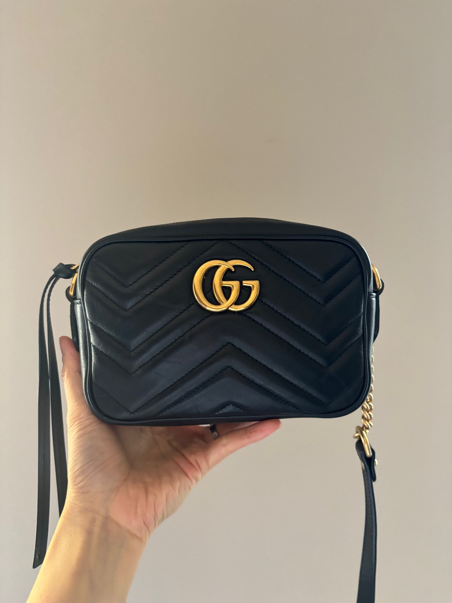 ❗️SOLD❗️Mini Black Marmont Camera Bag