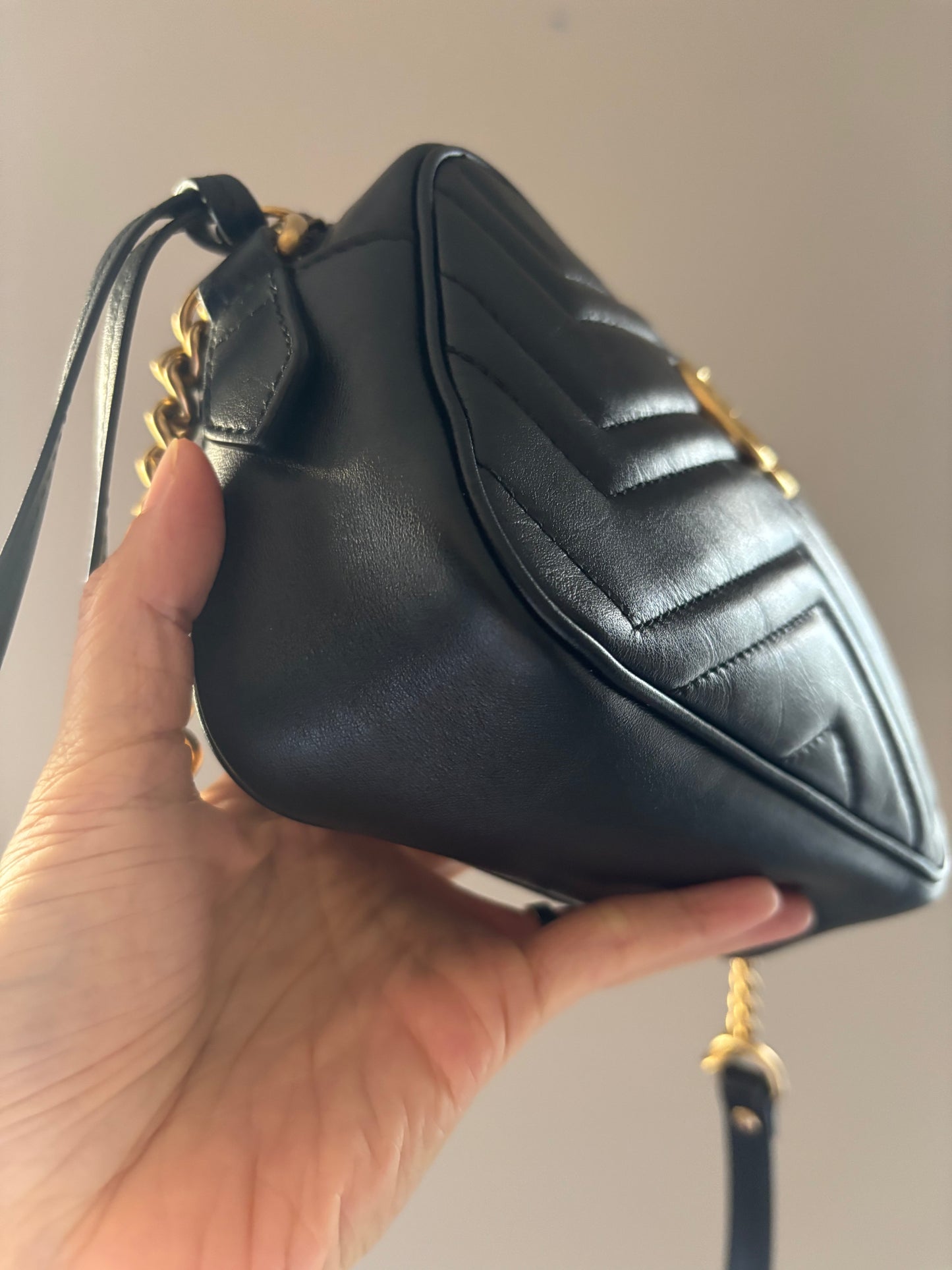 ❗️SOLD❗️Mini Black Marmont Camera Bag