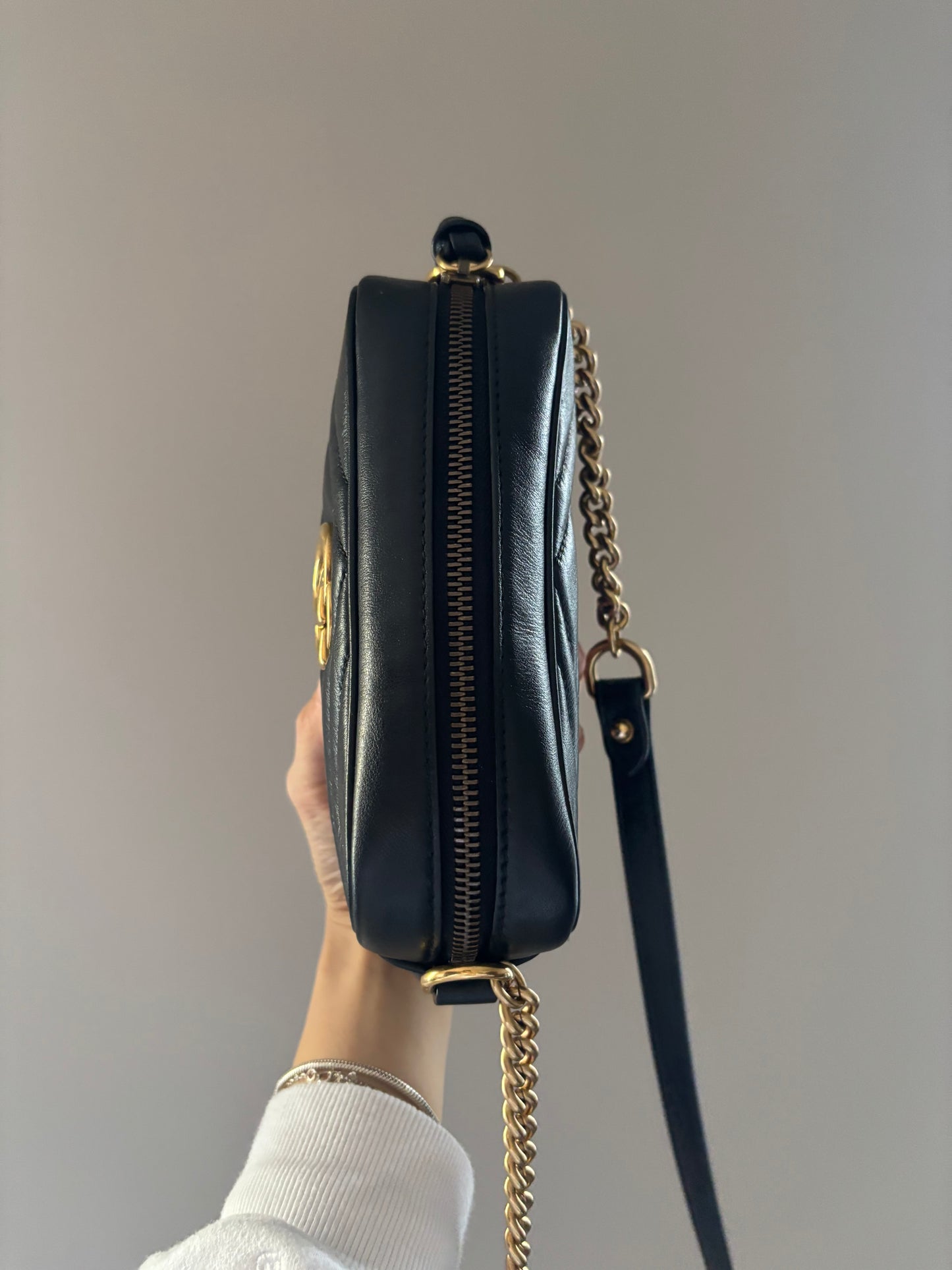 ❗️SOLD❗️Mini Black Marmont Camera Bag
